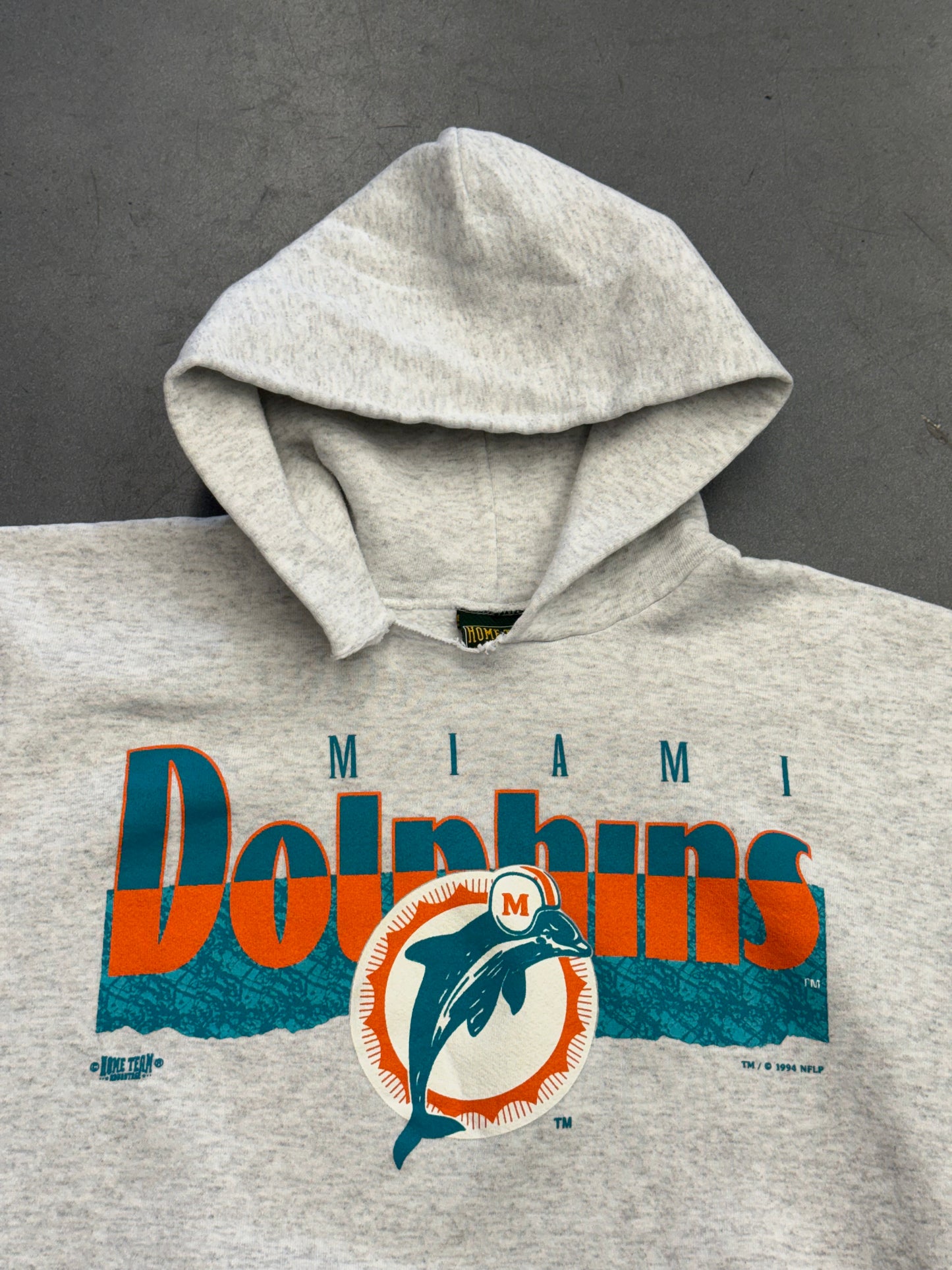 1994 MIAMI DOLPHINS NFLP HOODIE (HOME TEAM TAG)