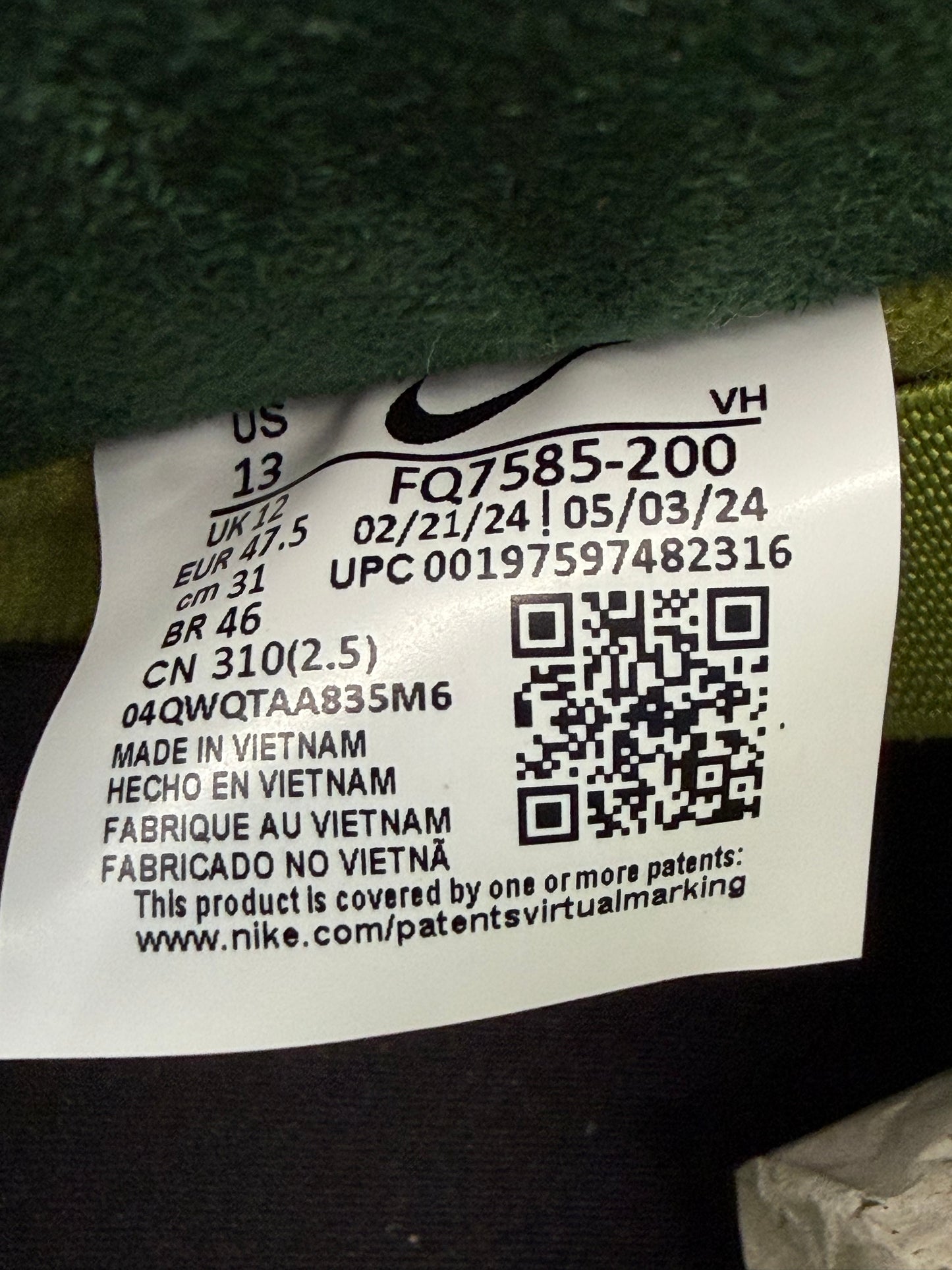 2024 NIKE SB DUNK LOW ESCARGOT (W/BOX)