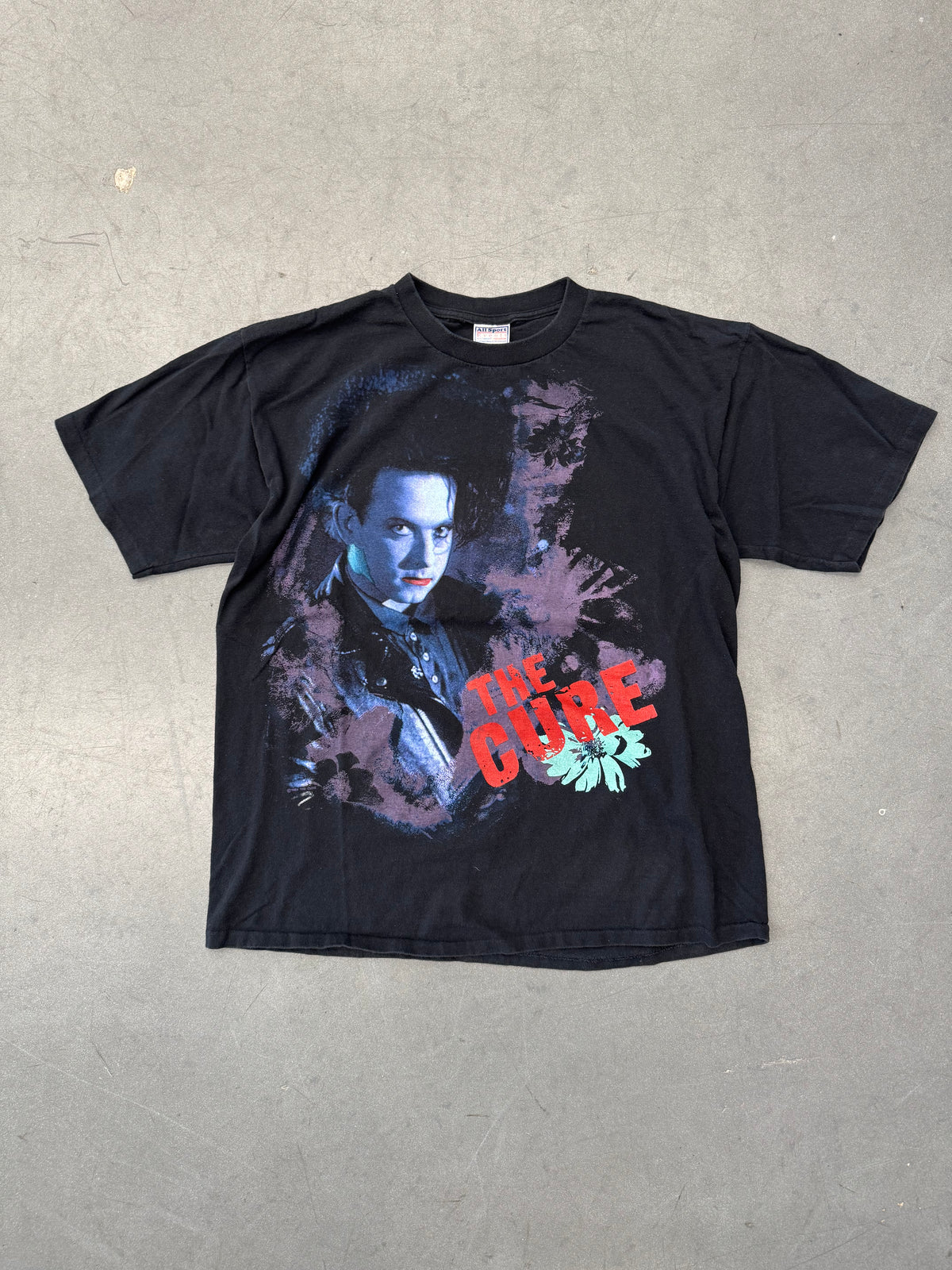 1989 THE CURE DISINTEGRATION TEE (ALL SPORT EVENTS TAG)