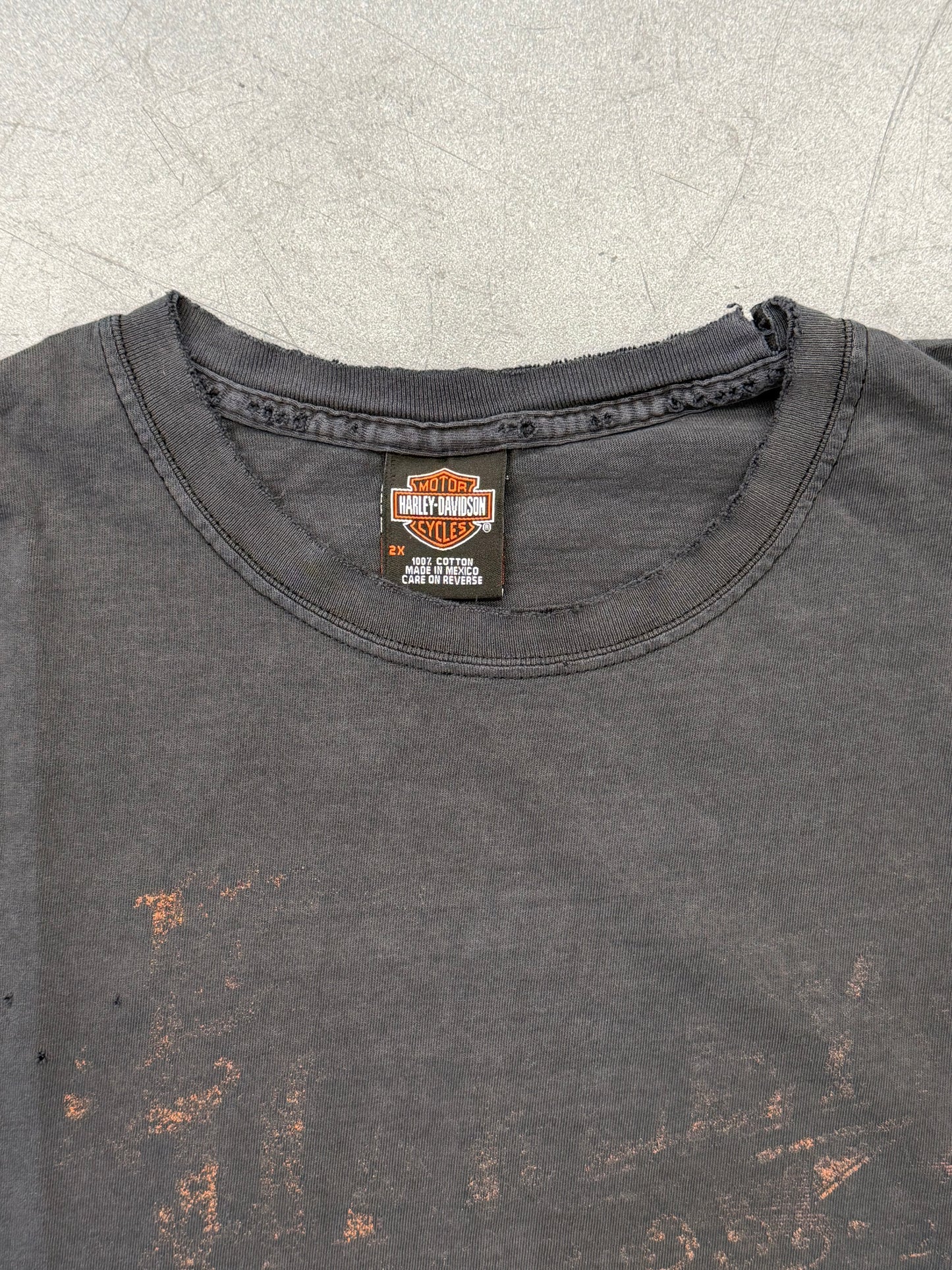 ORLANDO HARLEY DAVIDSON KISSIMMEE, FLORIDA SUPER FADED TEE