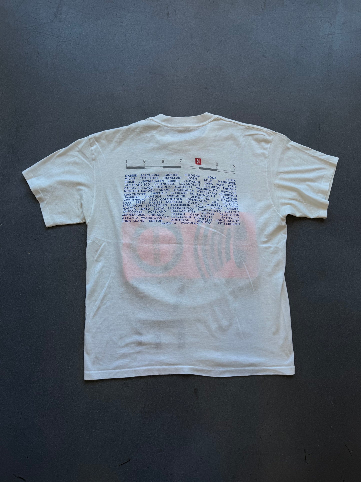 1987-1988 DEPECHE MODE WORLD TOUR TEE (SPRING FORD TAG)