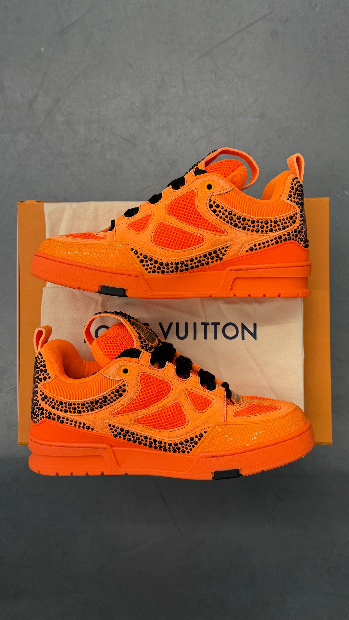 LOUIS VUITTON LV SKATE SNEAKER - VIBRANT ORANGE