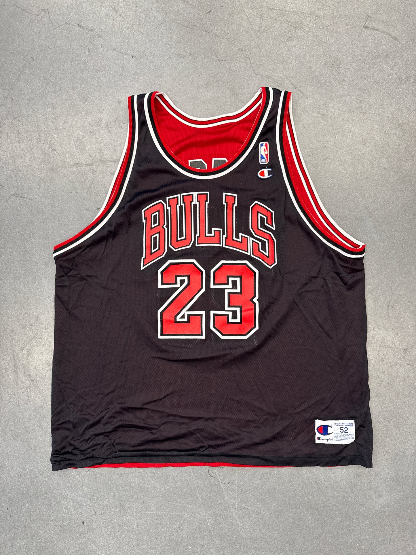90'S CHICAGO BULLS REVERSIBLE JORDAN CHAMPION JERSEY