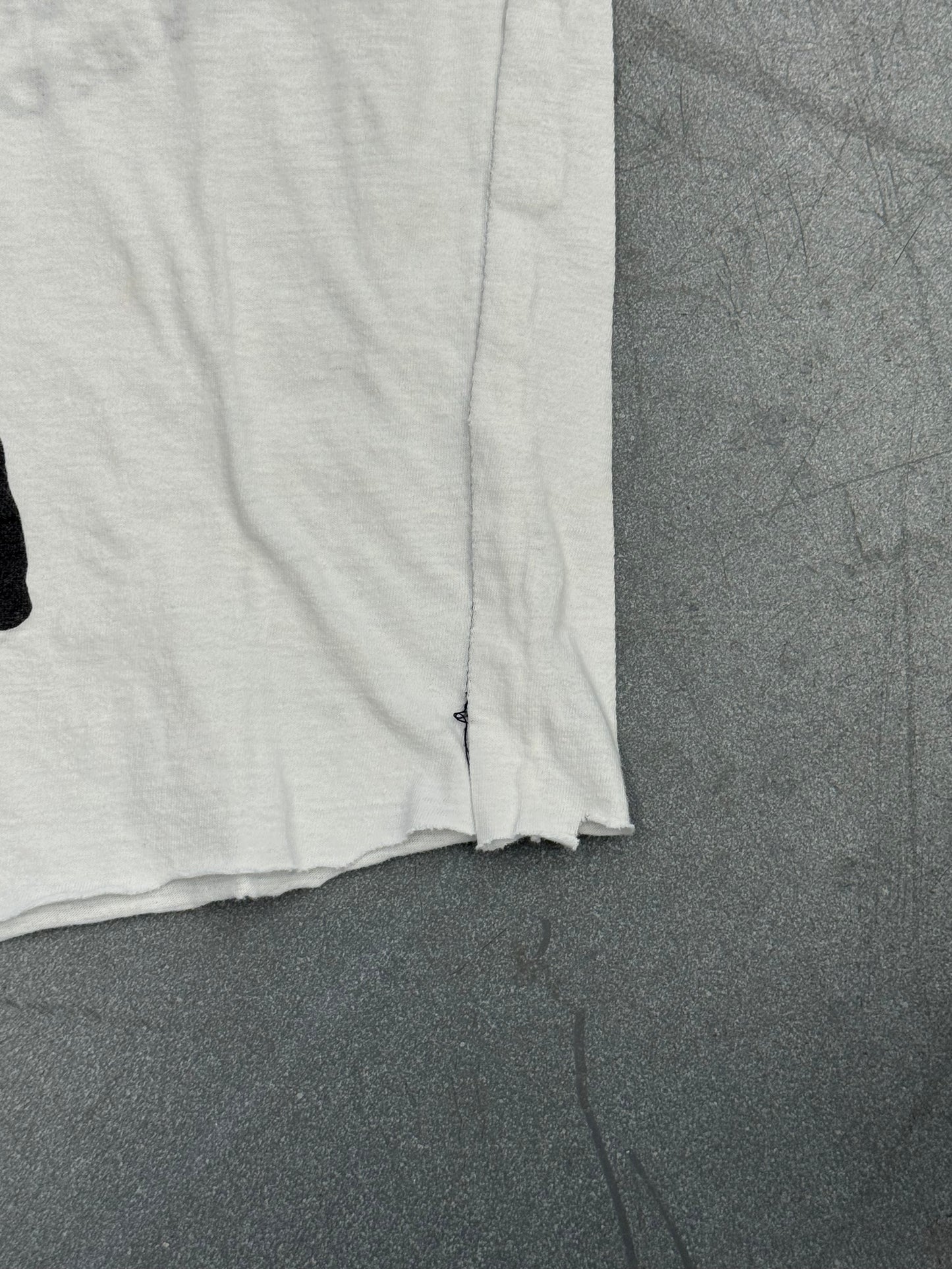 90S HELTER SKELTER PEARL JAM WORLD TOUR CROPPED AND ALTERED TEE (CUT TAG)