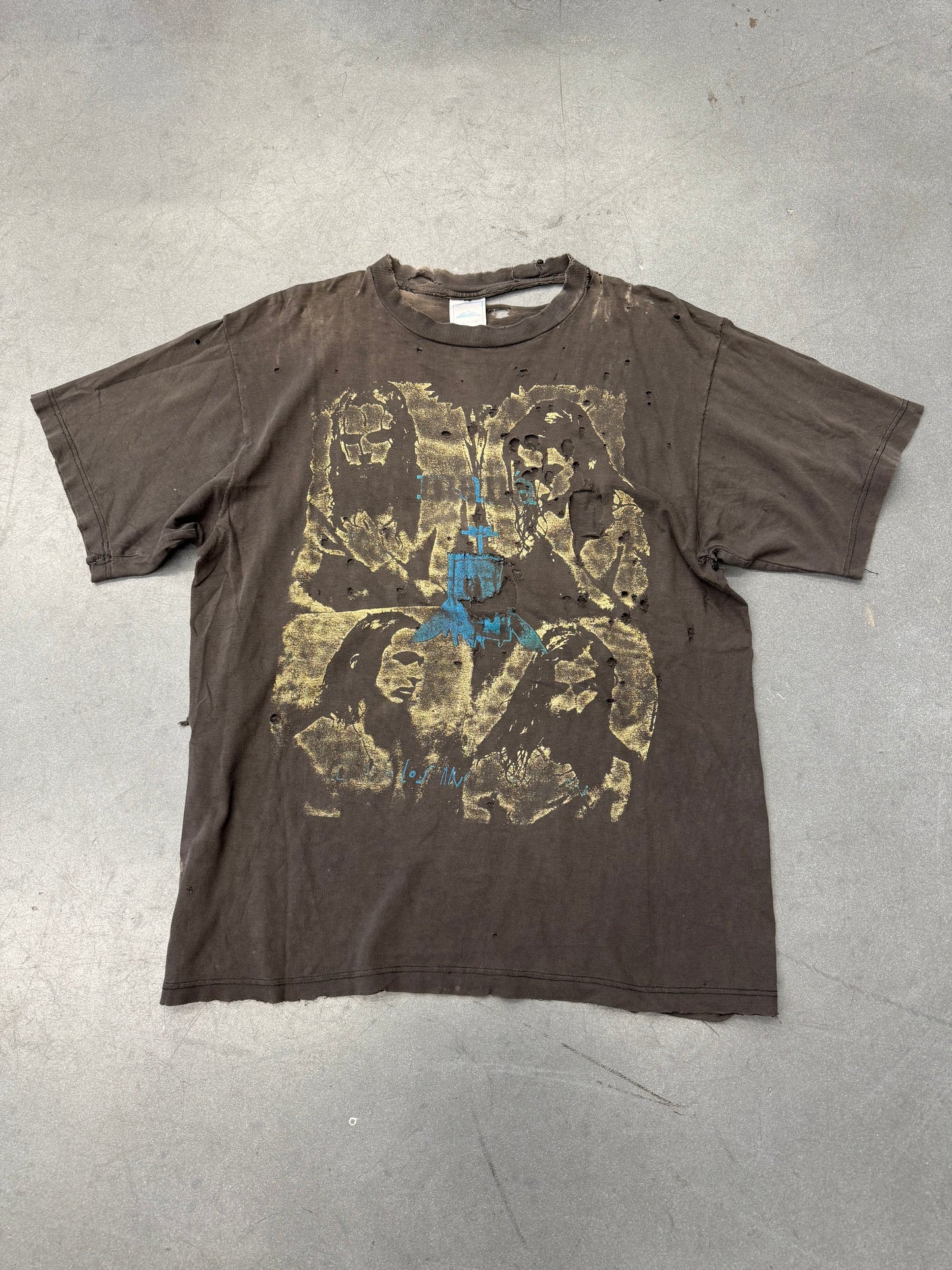 90'S MANA DISTRESSED TOUR TEE (FADED MOUNTAIN TAG)