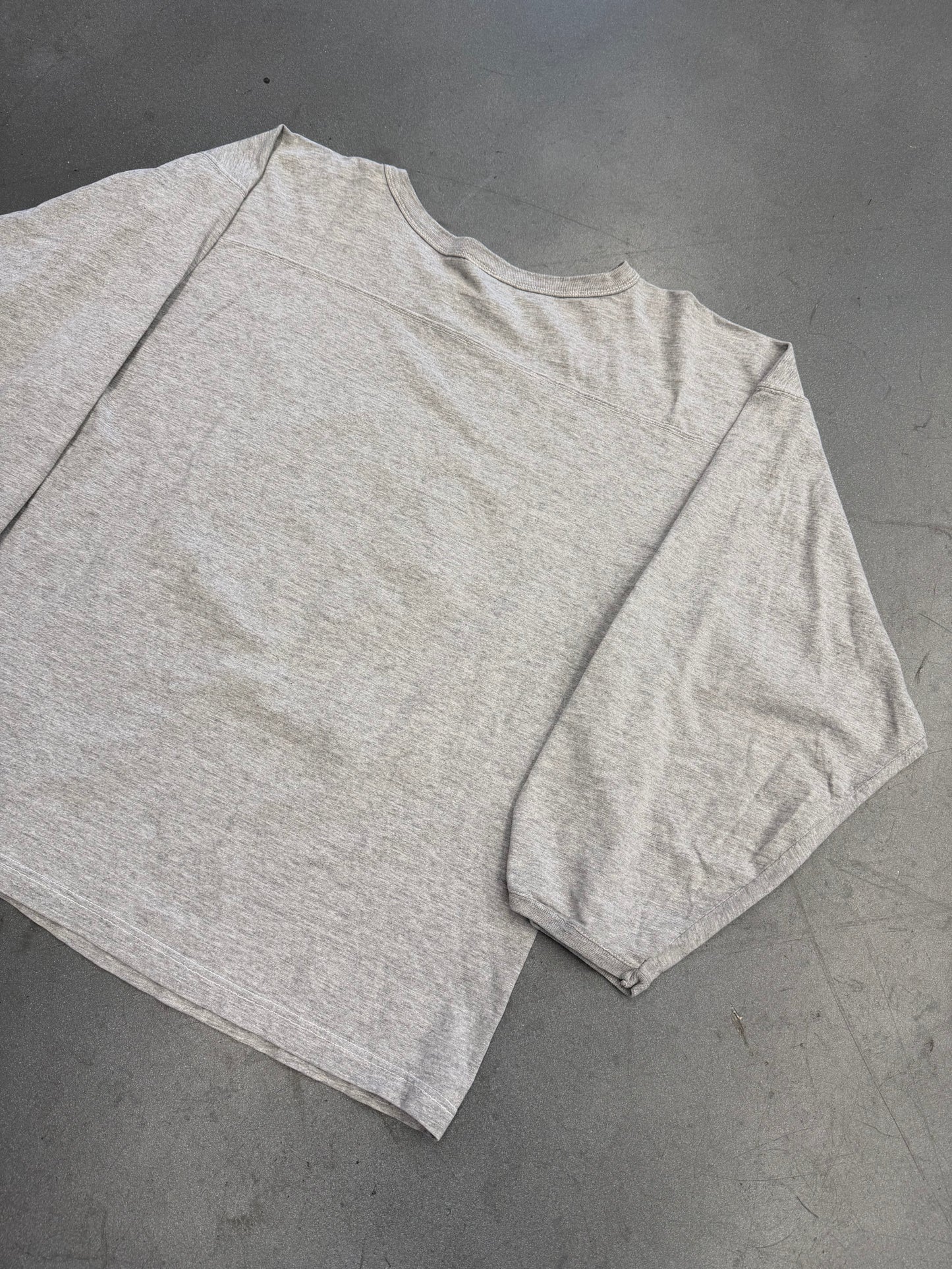 1993 MIAMI DOLPHINS LOONEY TUNES DIS MEANS WAR LS TEE (PRO SPIRIT TAG)