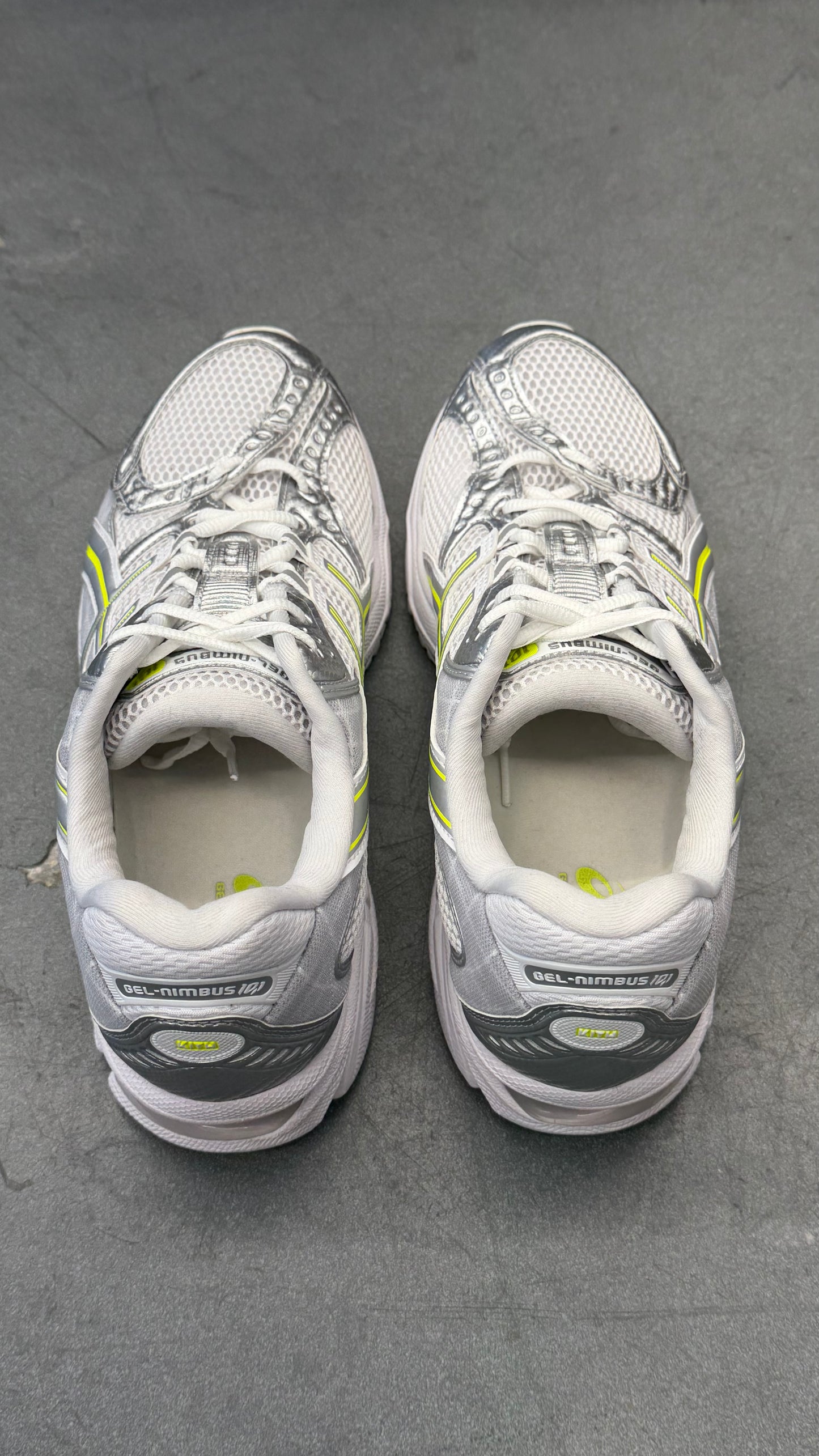 2025 ASICS GEL-NIMBUS 10.1 KITH WHITE PURE SILVER