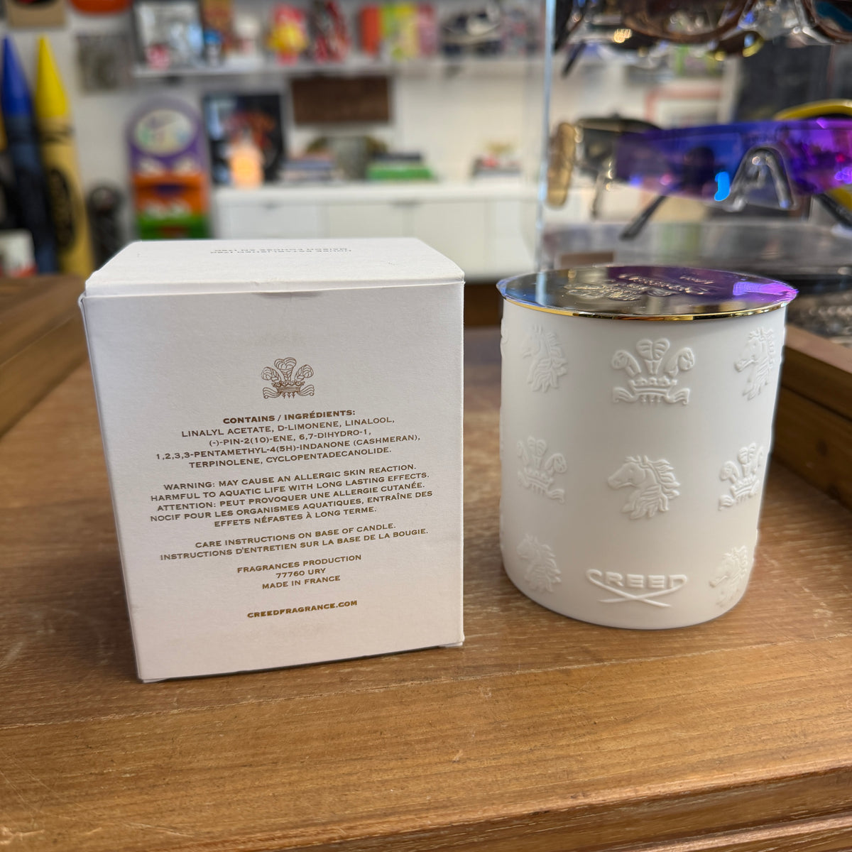 CREED SILVER MOUNTAIN WATER SCENTED CANDLE