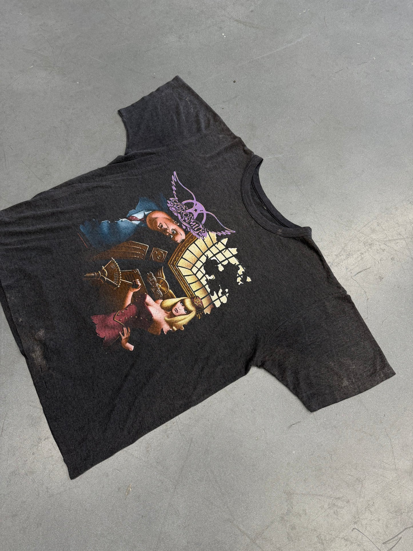 1989 AEROSMITH AERO FORCE ONE TEE (PULLED TAG)