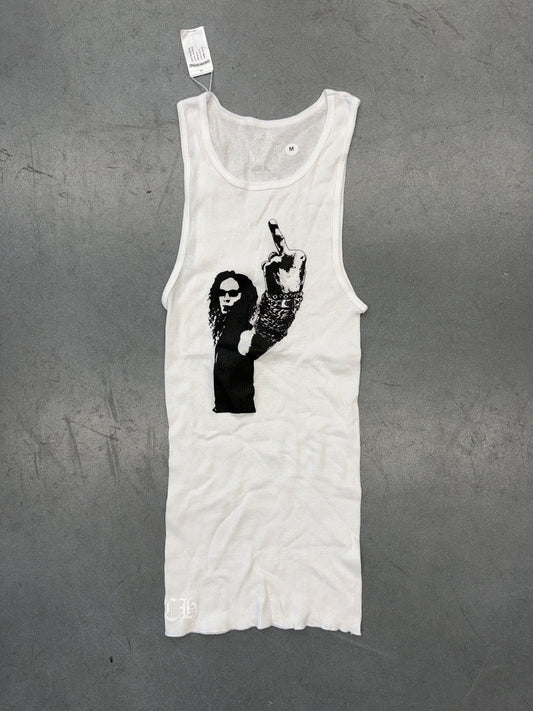 CHROME HEARTS RS FU TANK TOP - WHITE