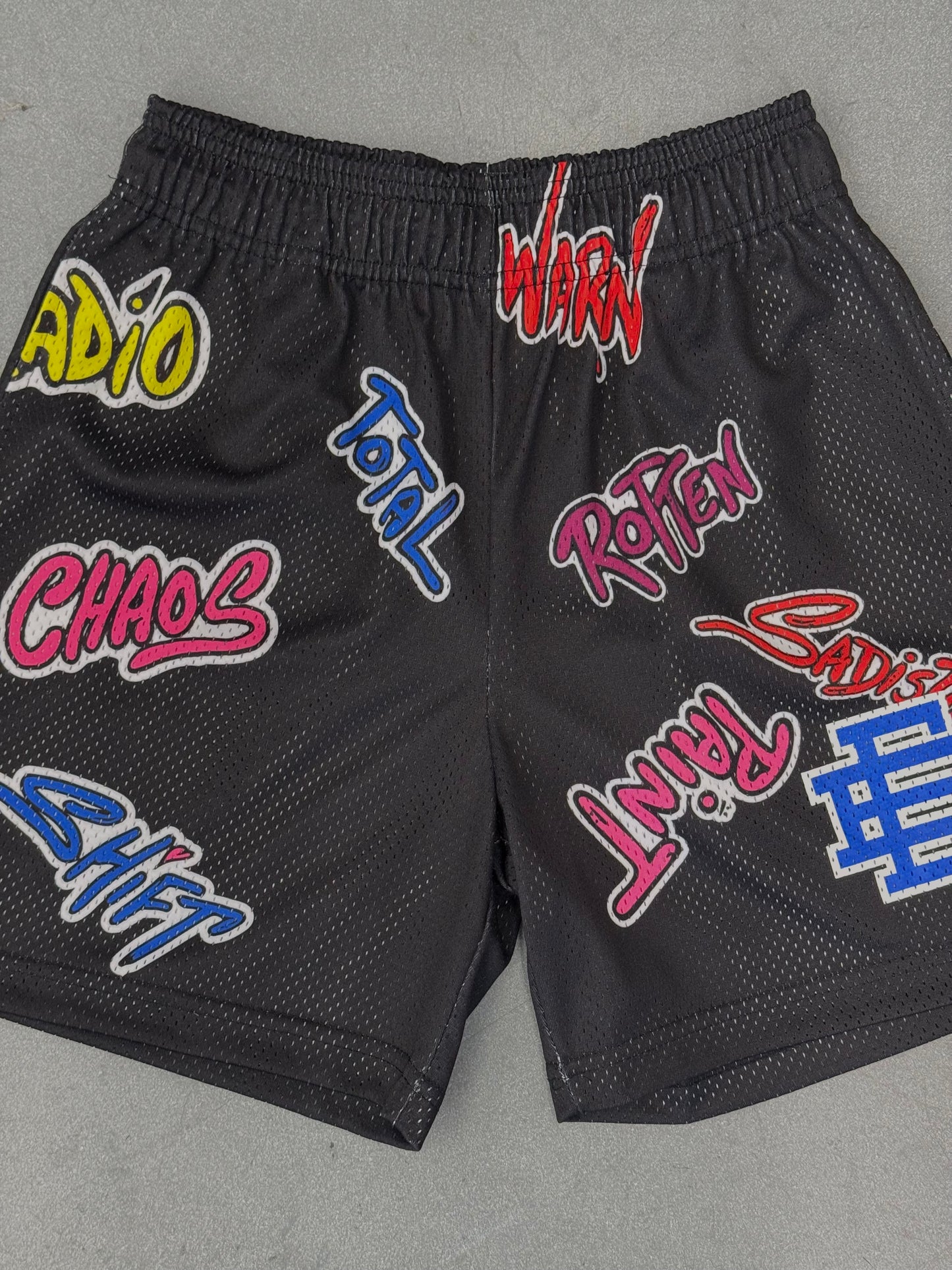 2025 ERIC EMANUEL X MATTY BOY EE SHORTS - BLACK/BLUE