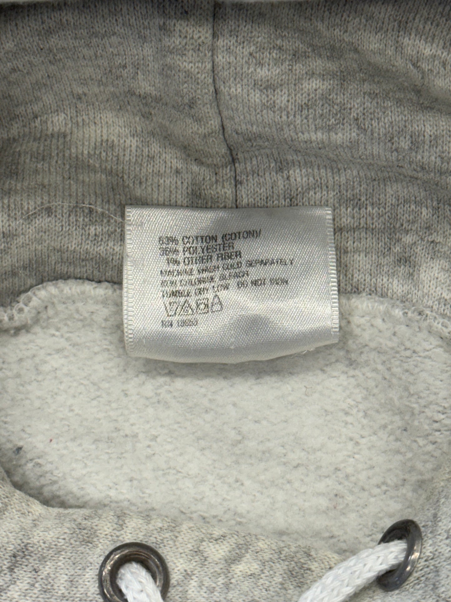 90S UNIVERSITY OF MIAMI AUTHENTIC COLLEGE GEAR PULLOVER HOODIE (TNT TAG)