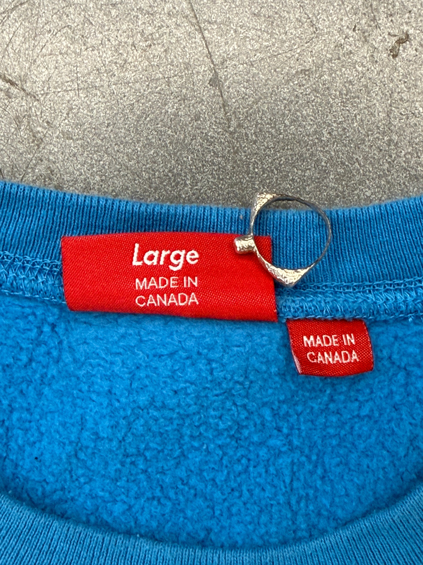 FW18 SUPREME BOX LOGO CREWNECK - BRIGHT ROYAL