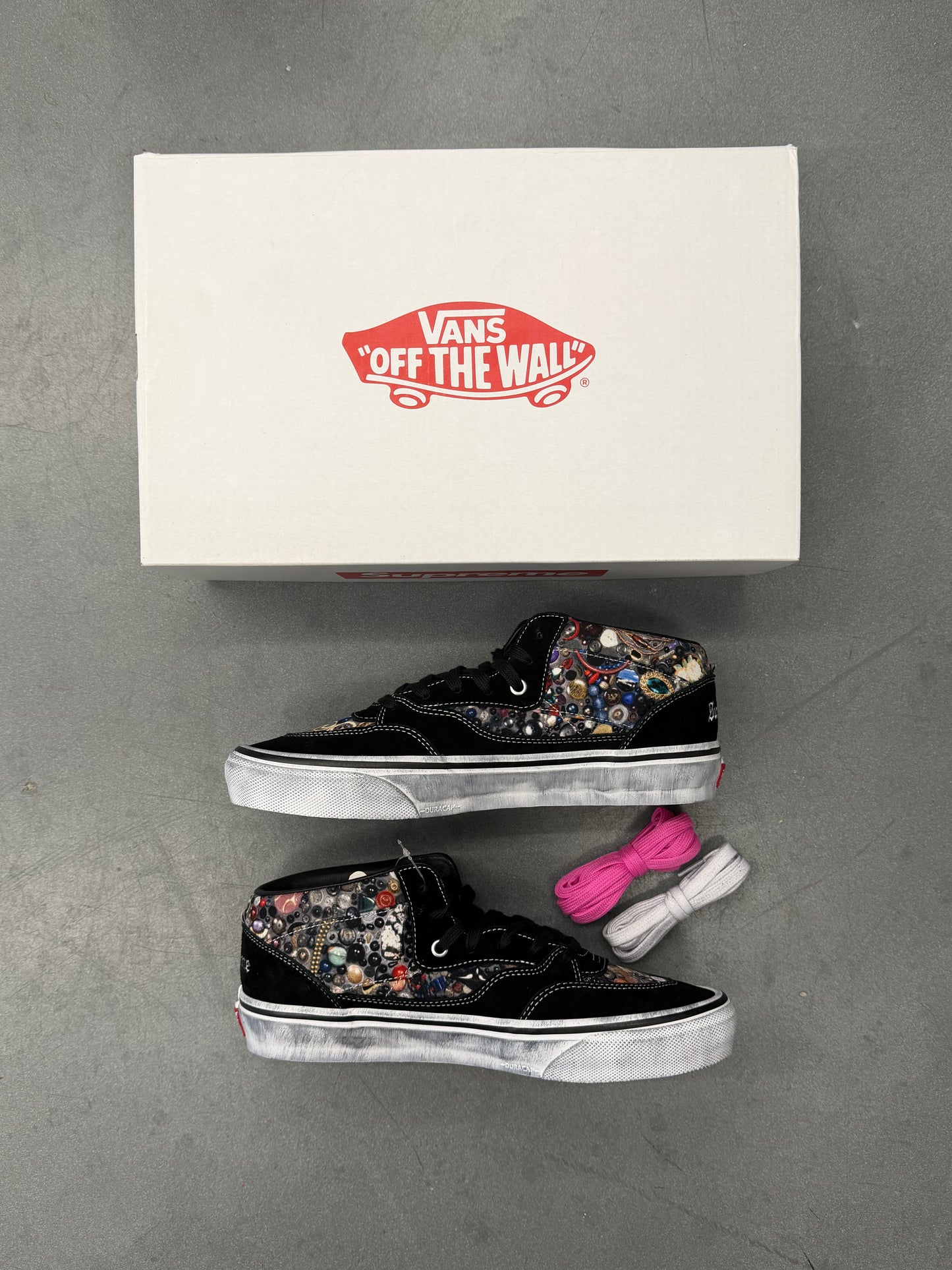 2026 VANS HALF CAB SUPREME X MIKE KELLEY - BLACK