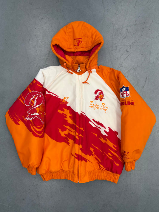 90'S LOGO ATHLETIC TAMPA BAY BUCCANEERS PUFFER JACKET