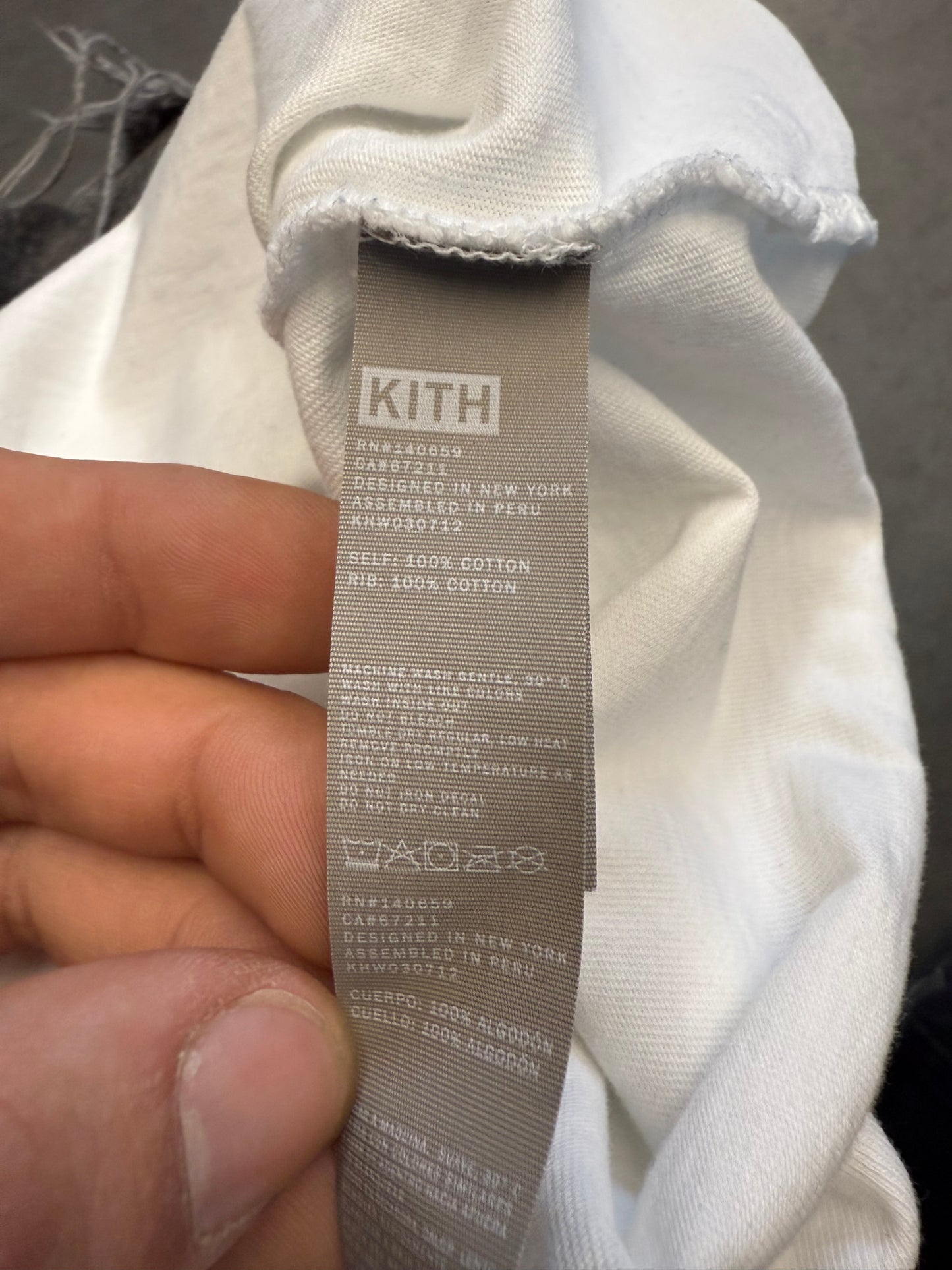 KITH BLEECKER &BROADWAY CHOPPED TEE (XL)