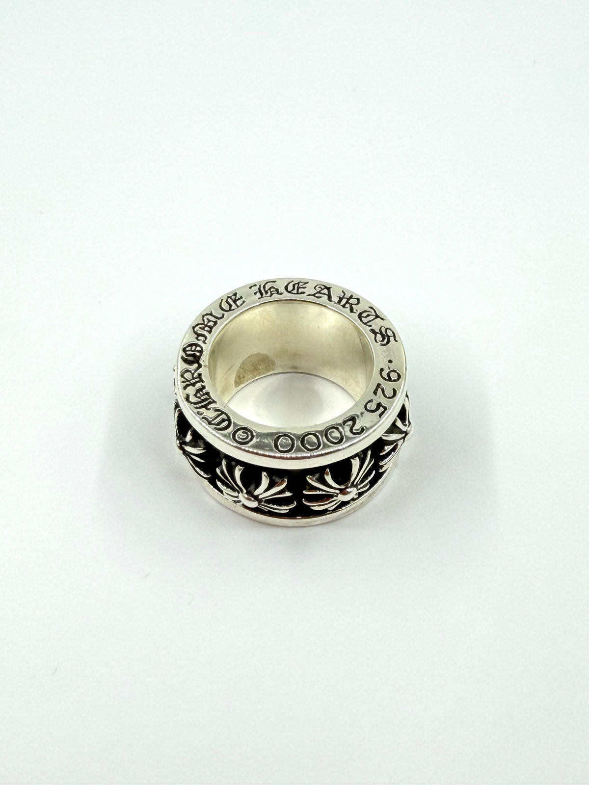 CHROME HEARTS PLUS SPINNER SILVER RING