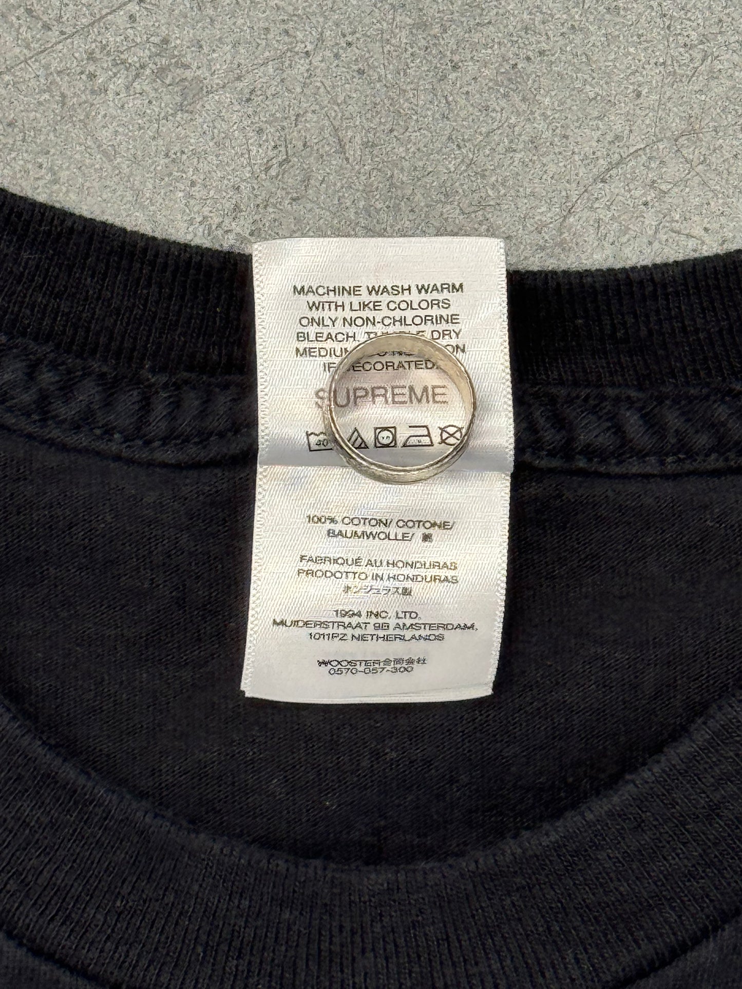 FW25 SUPREME Y'S BY YOHJI YAMAMOTO L/S TEE - BLACK