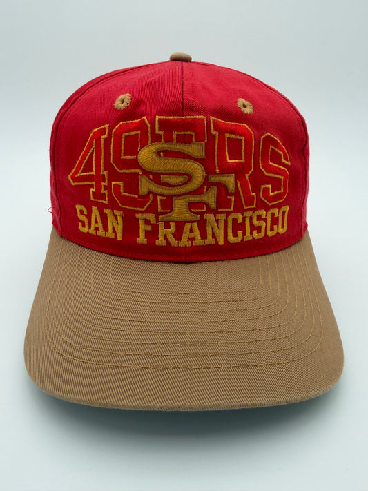 90'S SAN FRANCISCO 49ERS BASEBALL STYLE SNAPBACK HAT (TEAM TAG)