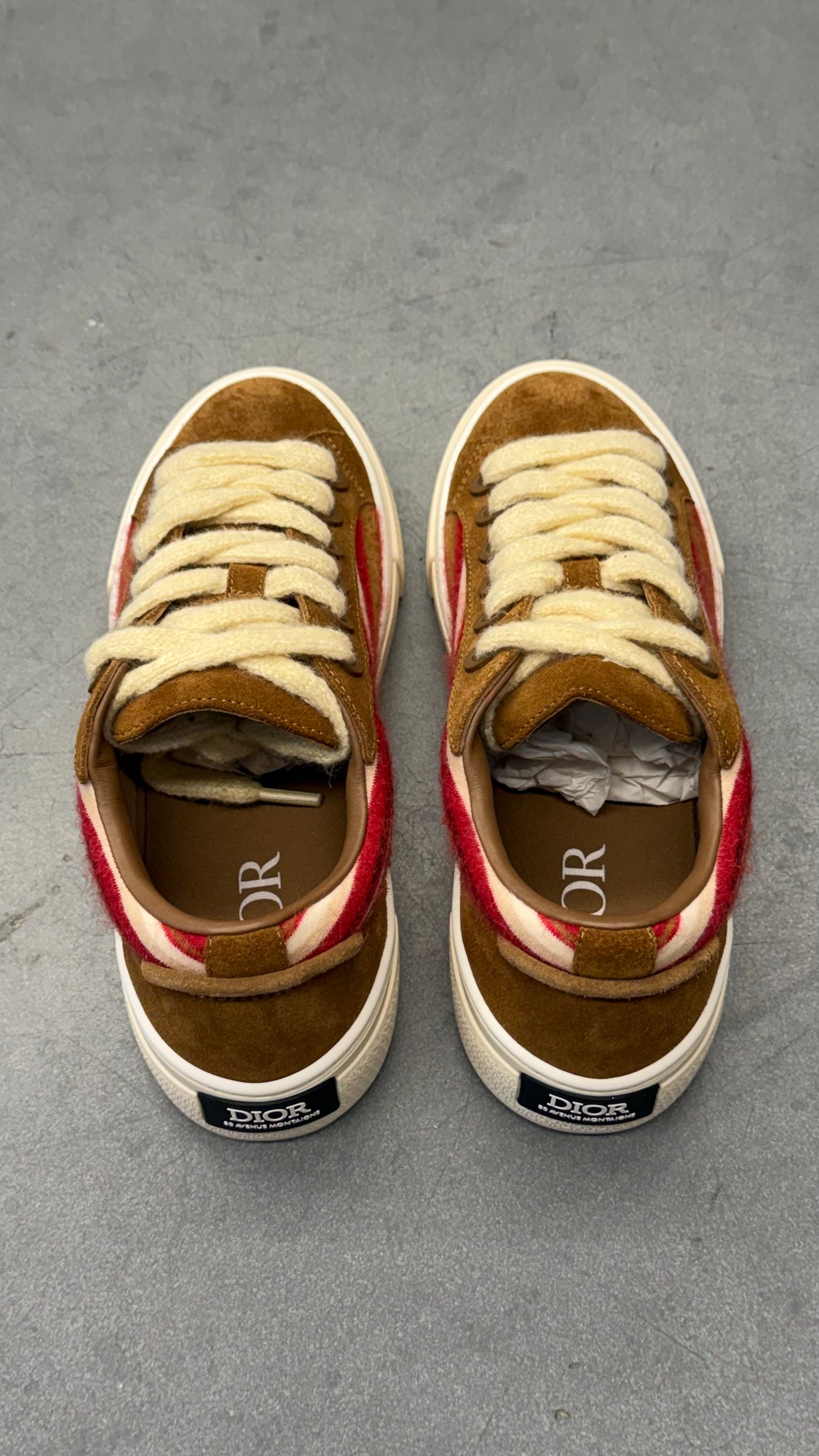 FW23 DIOR B33 DENIM TEARS BOARD SNEAKERS