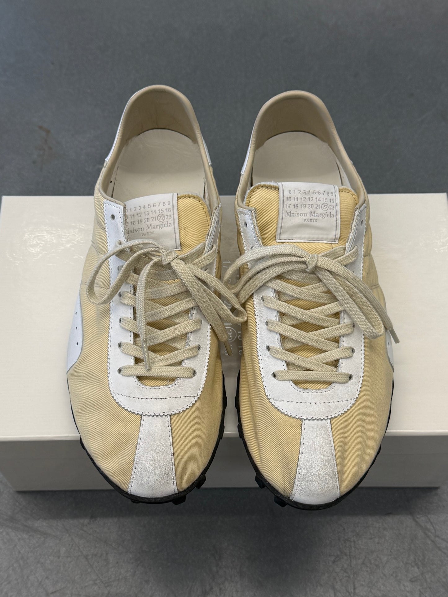 MAISON MARGIELA SPRINTER SNEAKERS - CREAM (W/BOX)