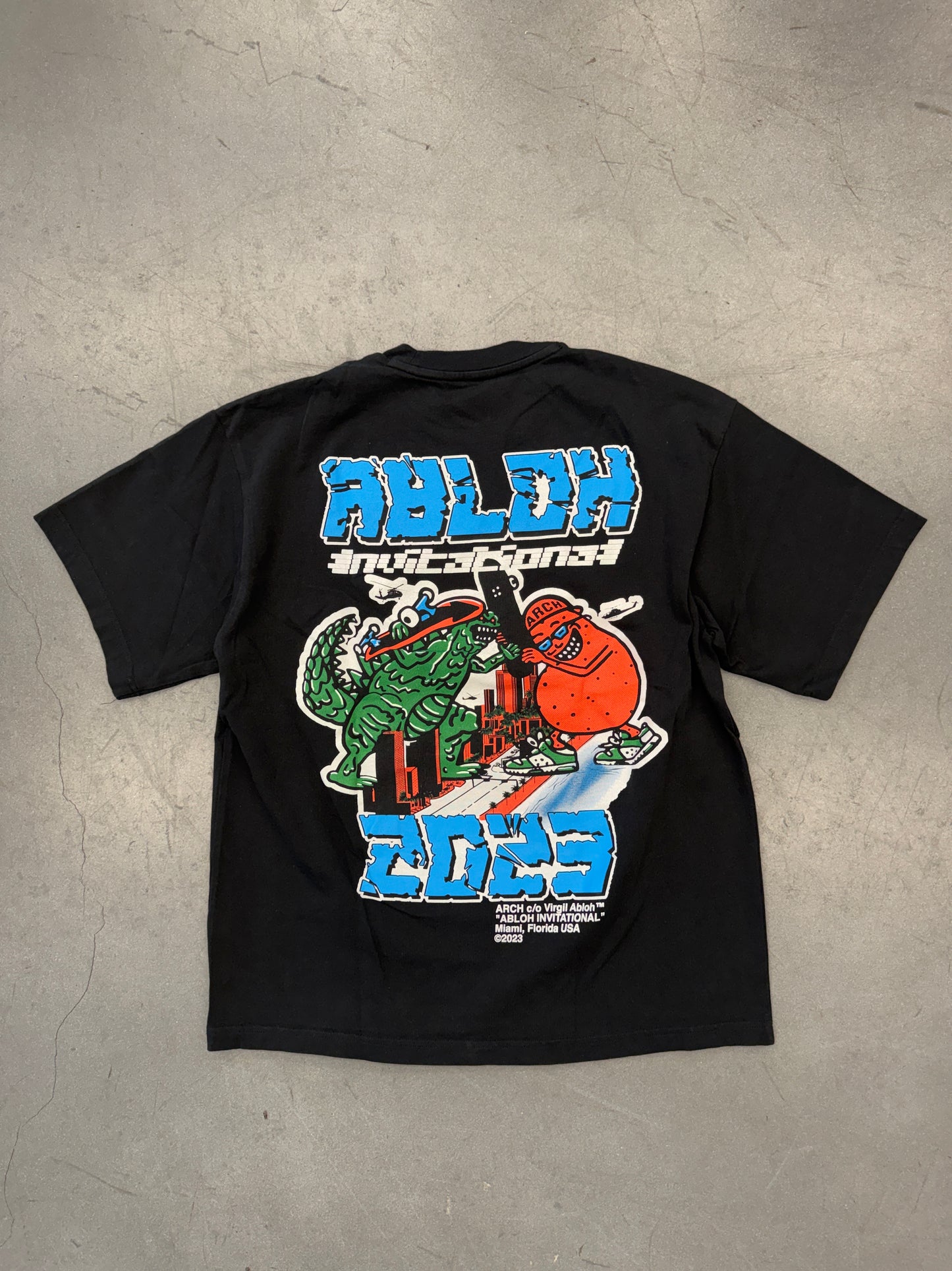 2023 VIRGIL ABLOH SKATE INVITATIONAL MIAMI TEE