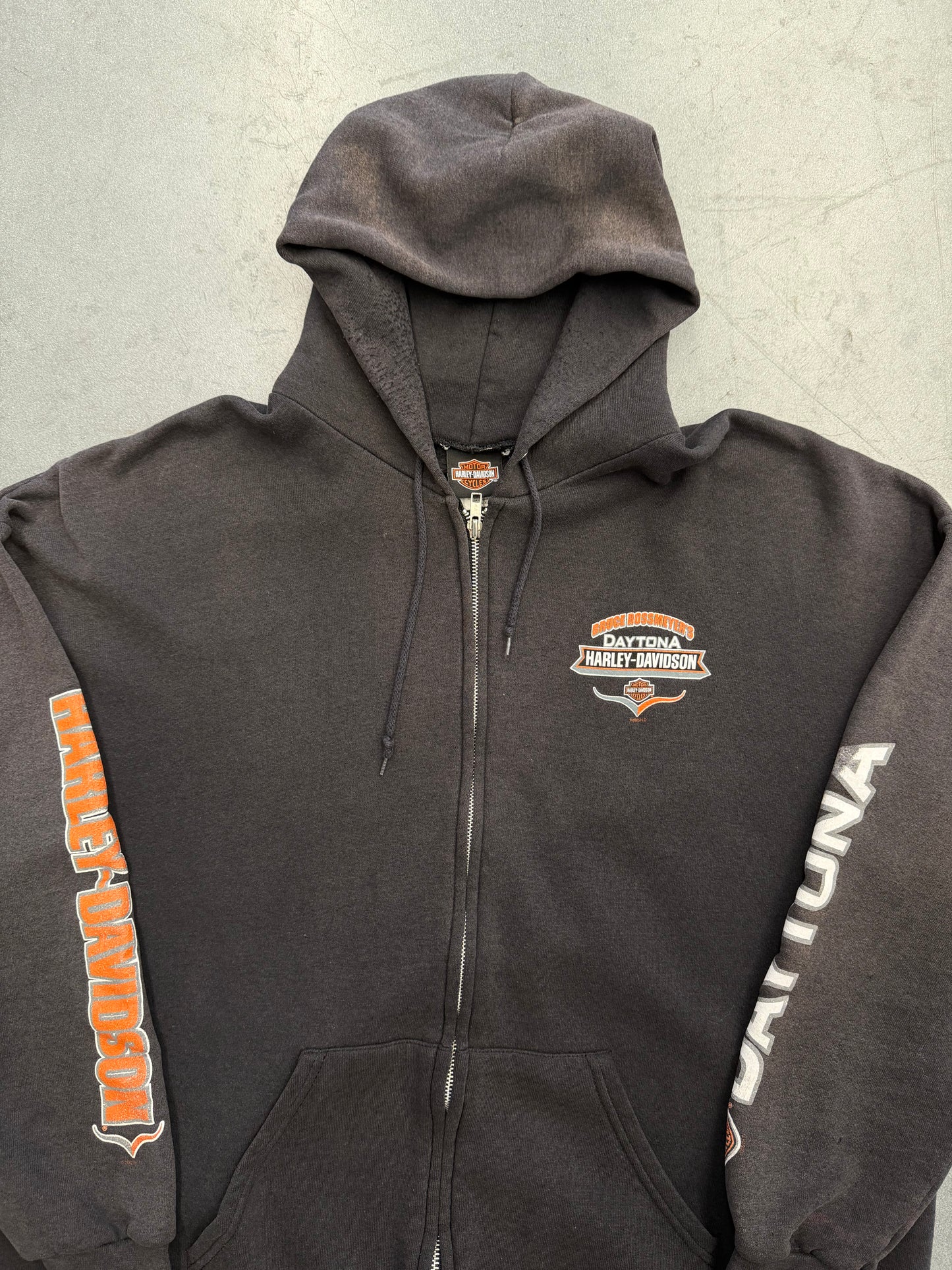 2005 HARLEY-DAVIDSON DAYTONA BRUCE ROSSMEYER'S ZIP UP HOODIE
