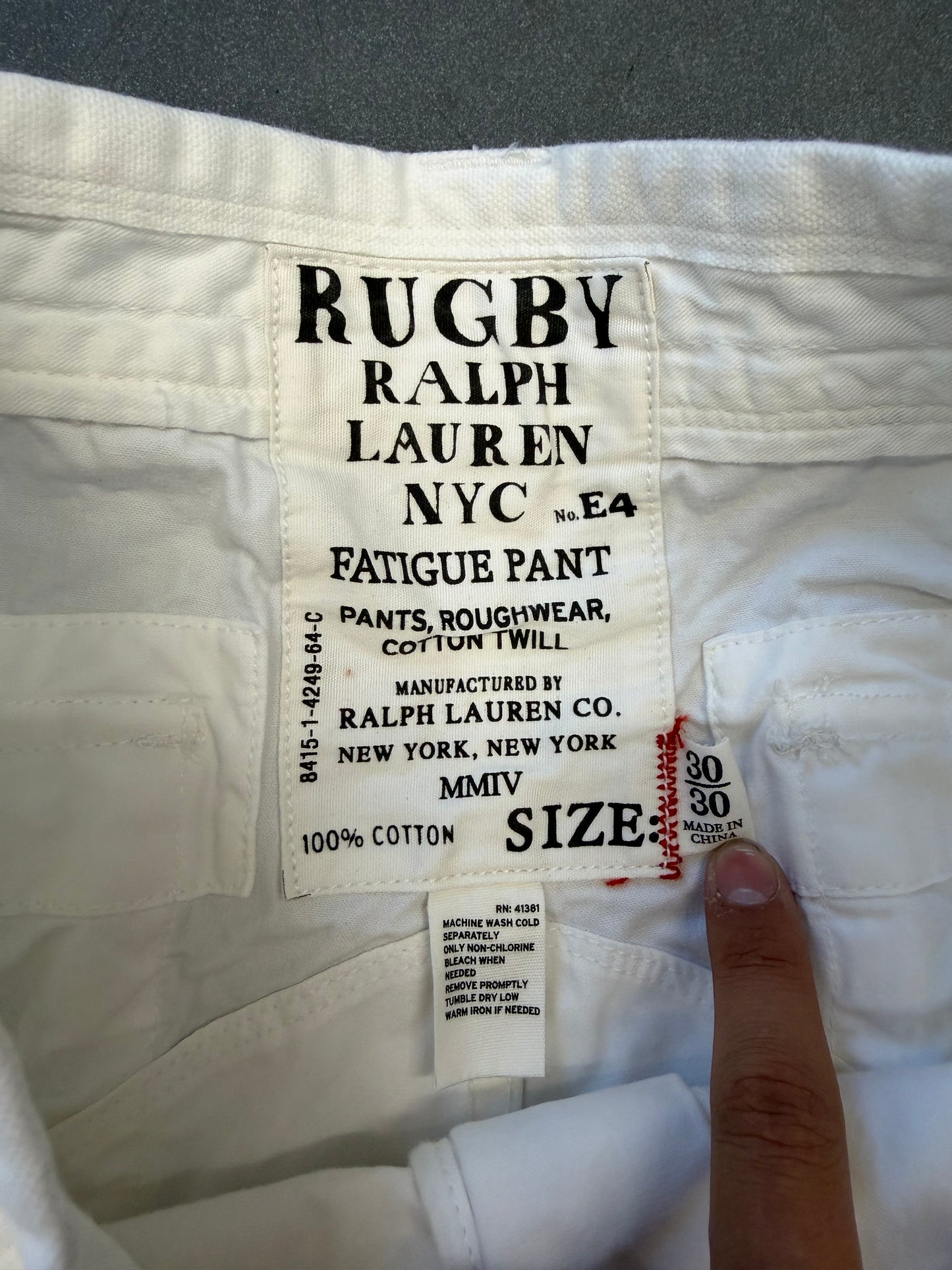 RUGBY RALPH LAUREN NYC FATIGUE PANTS