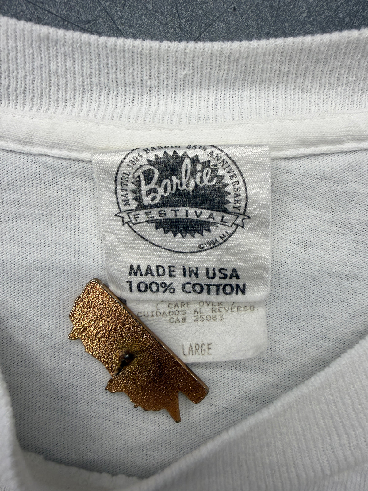 1994 BARBIE 35TH ANNIVERSARY FESTIVAL TEE (BARBIE TAG)