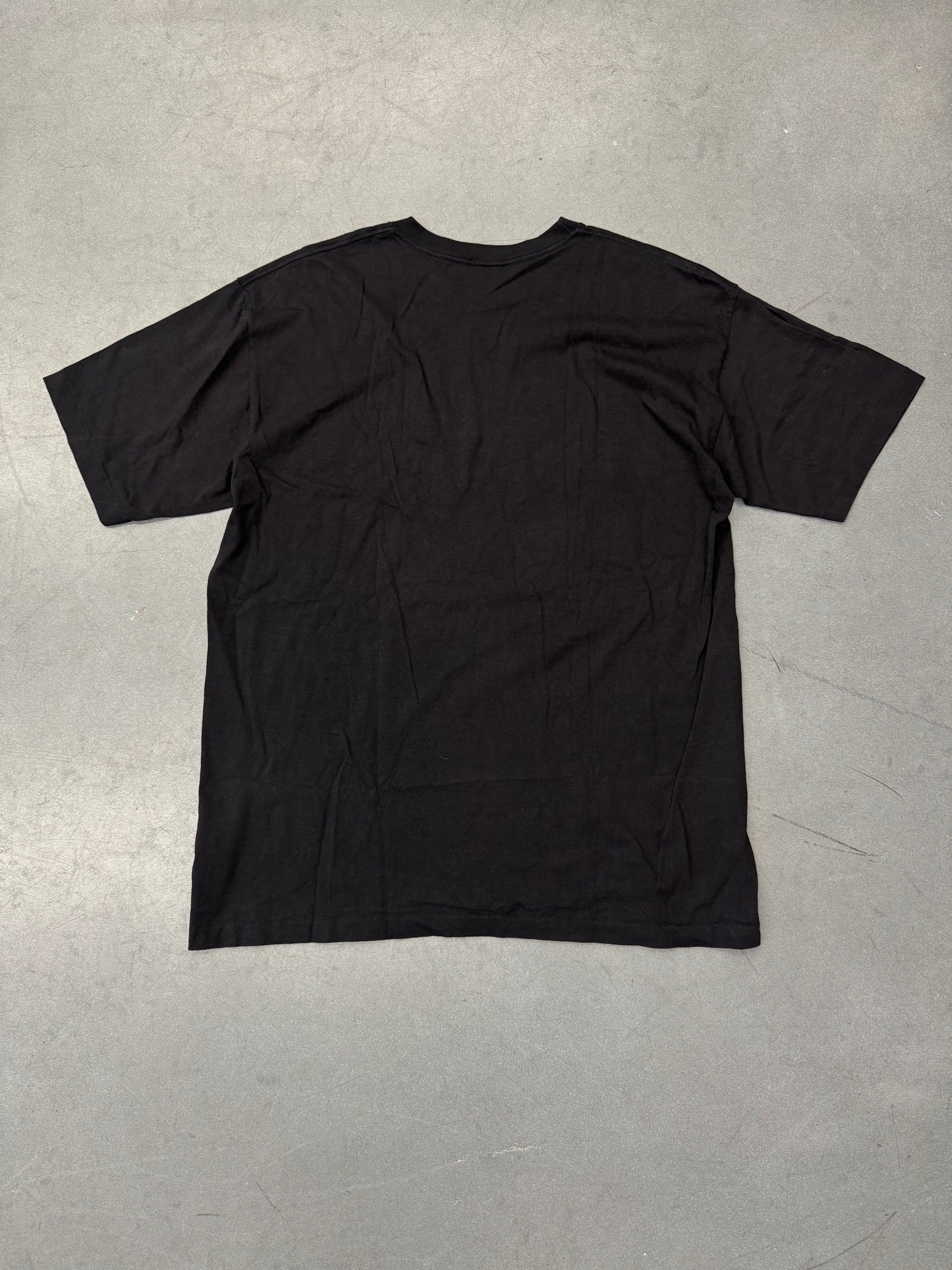 90S "TIL' DEATH DO US PART" DOG HEAD FLAMES TEE (CO MAX TAG)