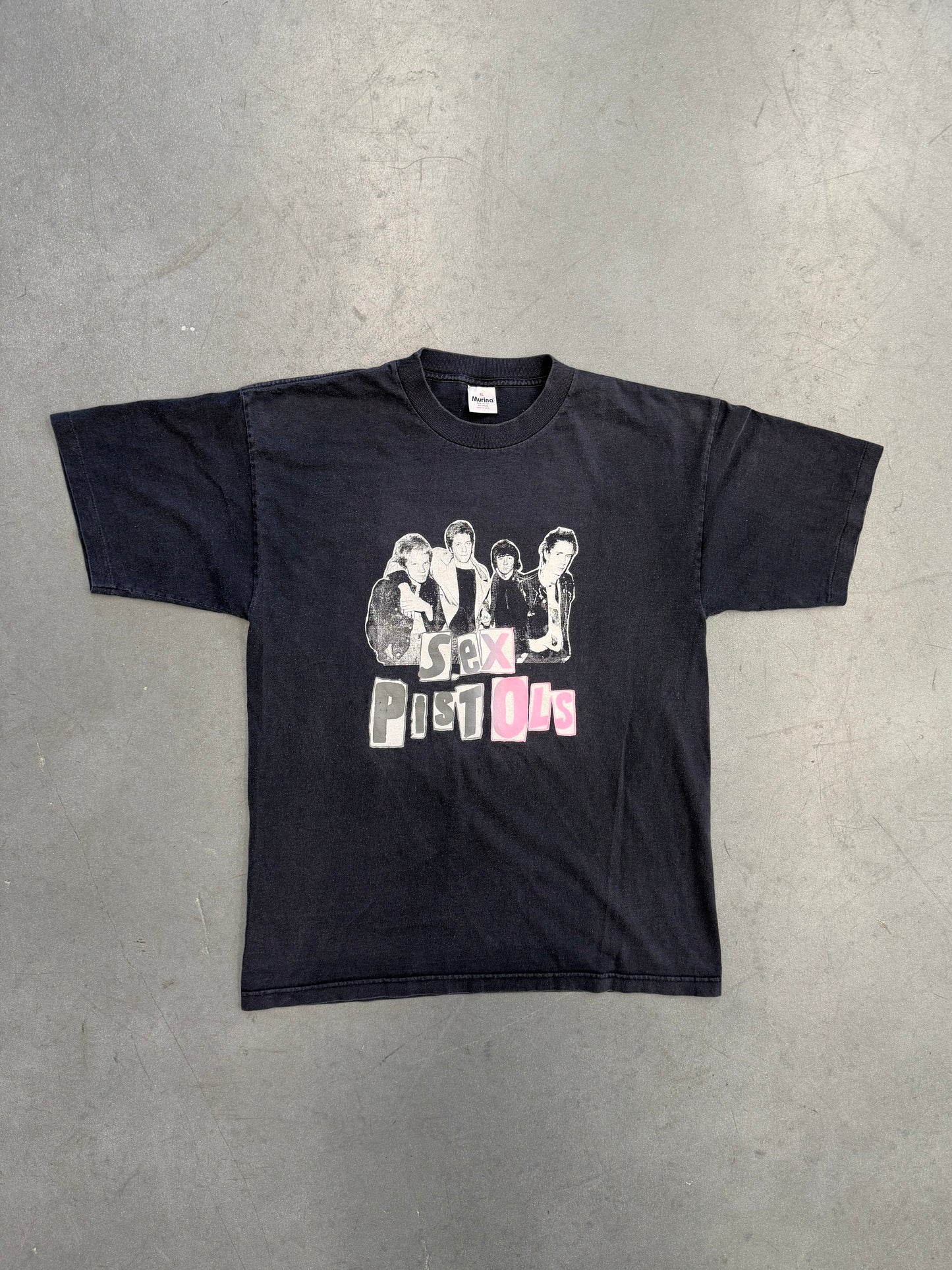 90S BOOTLEG SEX PISTOLS 'NOWHERE' 'BOREDOM' BUSSES TEE (MURINA TAG)