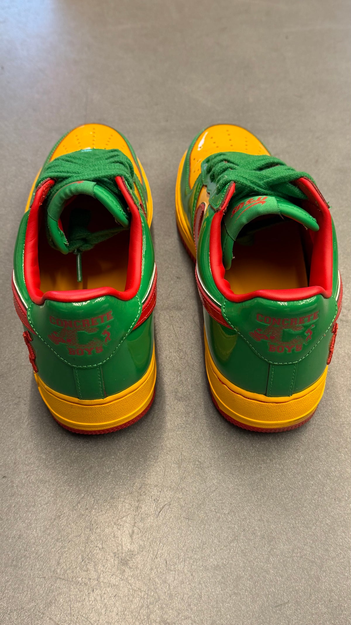2025 NIKE AIR FORCE 1 LOW LIL YACHTY CONCRETE BOYS - LUCKY GREEN