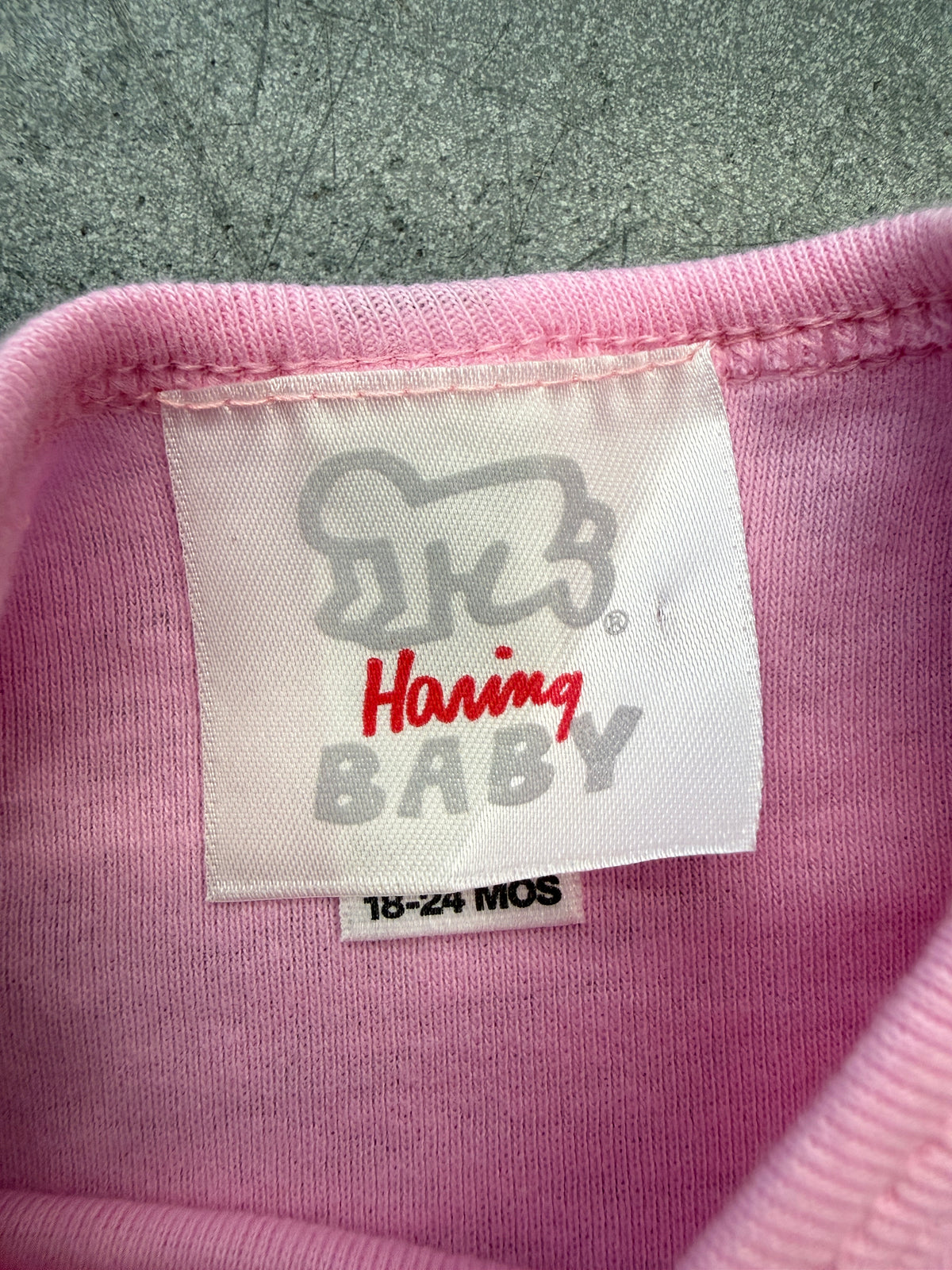 Y2K VINTAGE KEITH HARING SMILING FLOWER BABY TEE (HARING BABY TAG)