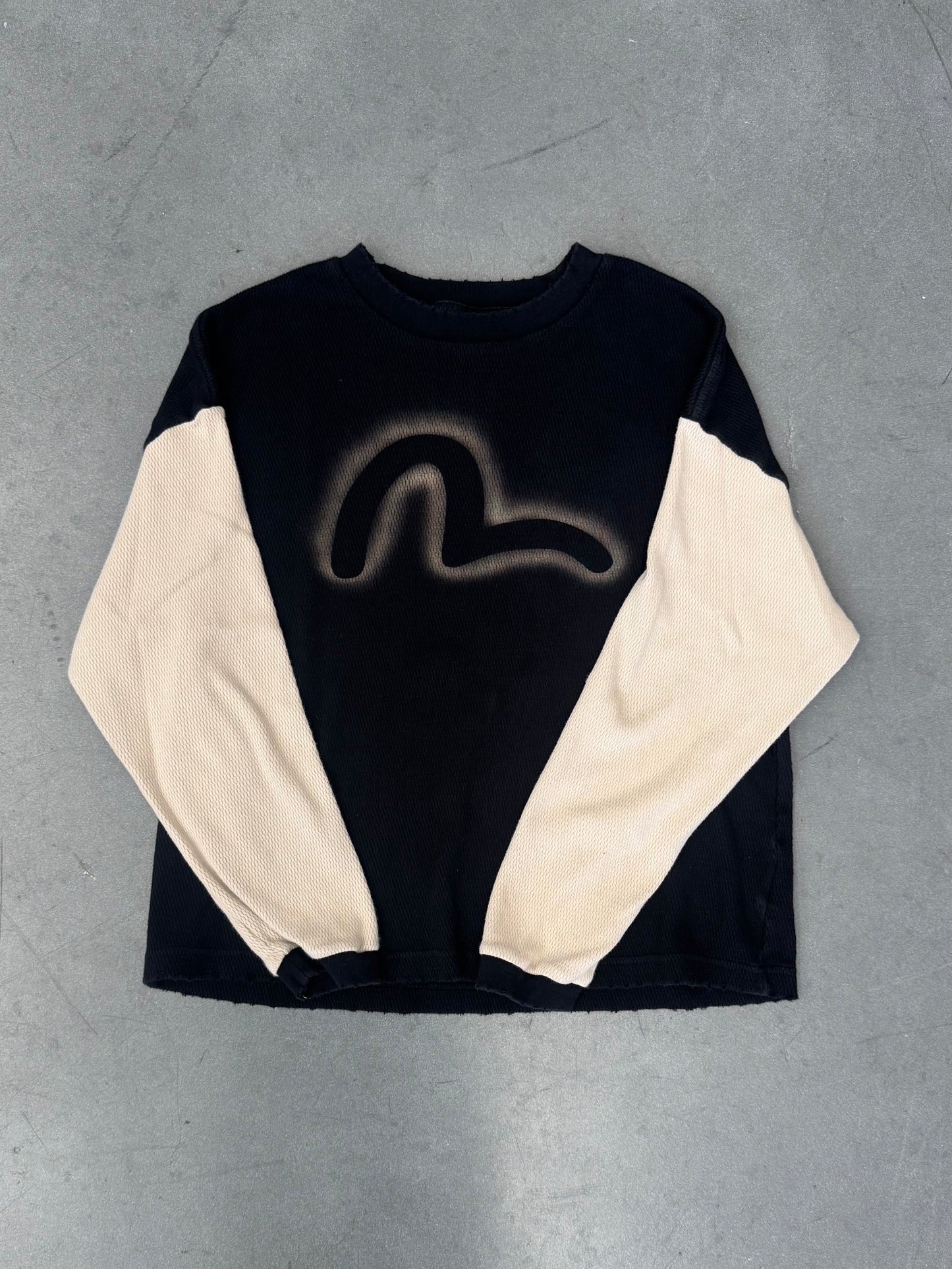 VINTAGE EVISU AIRBRUSH LOGO THERMAL