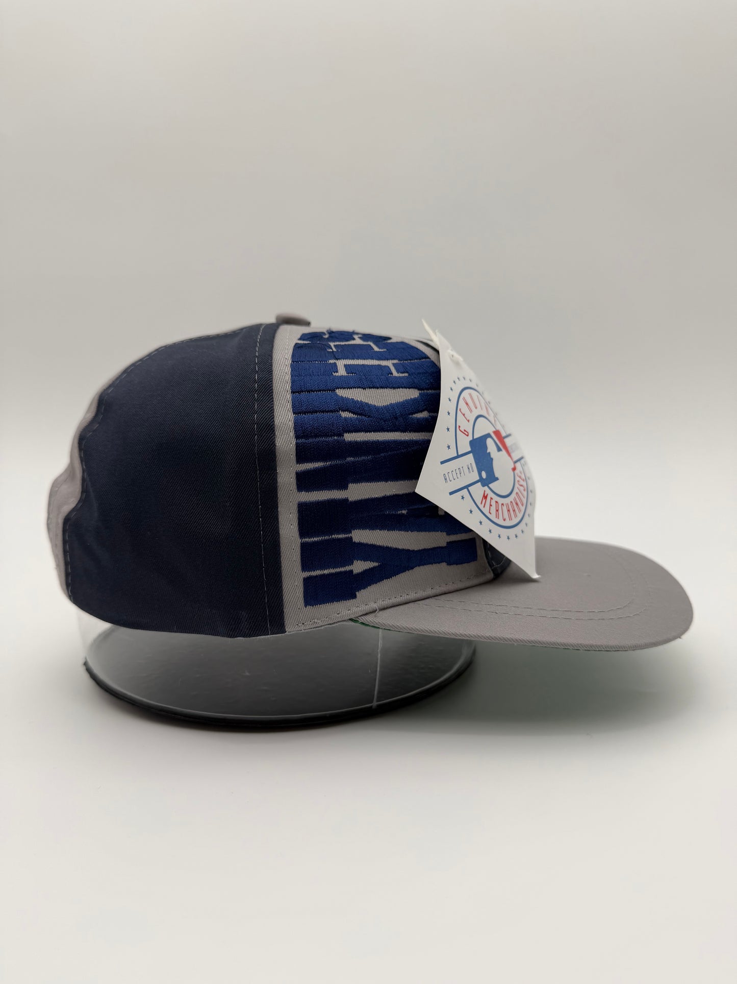 90S NEW YORK YANKEES TRIPLE LOGO SNAPBACK (GENUINE MERCHANDISE TAG) (NWT)