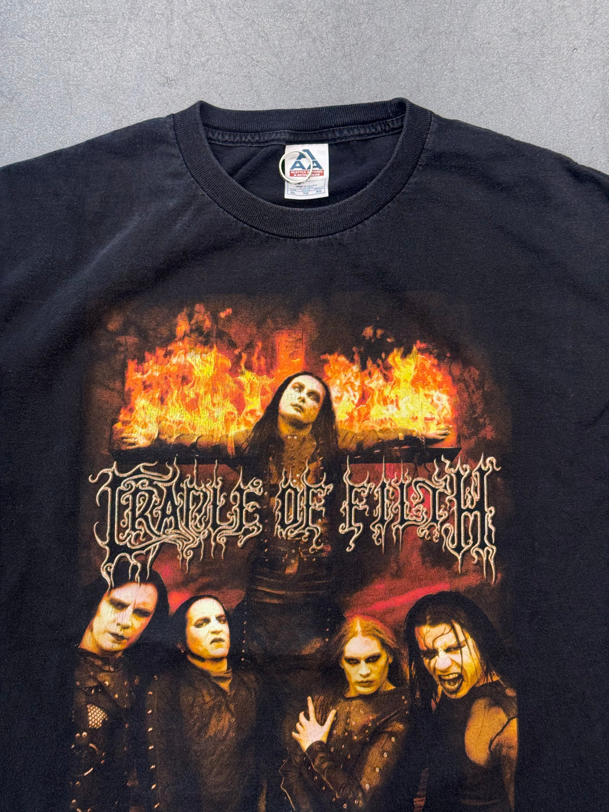 2006 CRADLE OF FILTH TONIGHT IN FLAMES LONG SLEEVE TEE (TRIPLE AAA TAG)