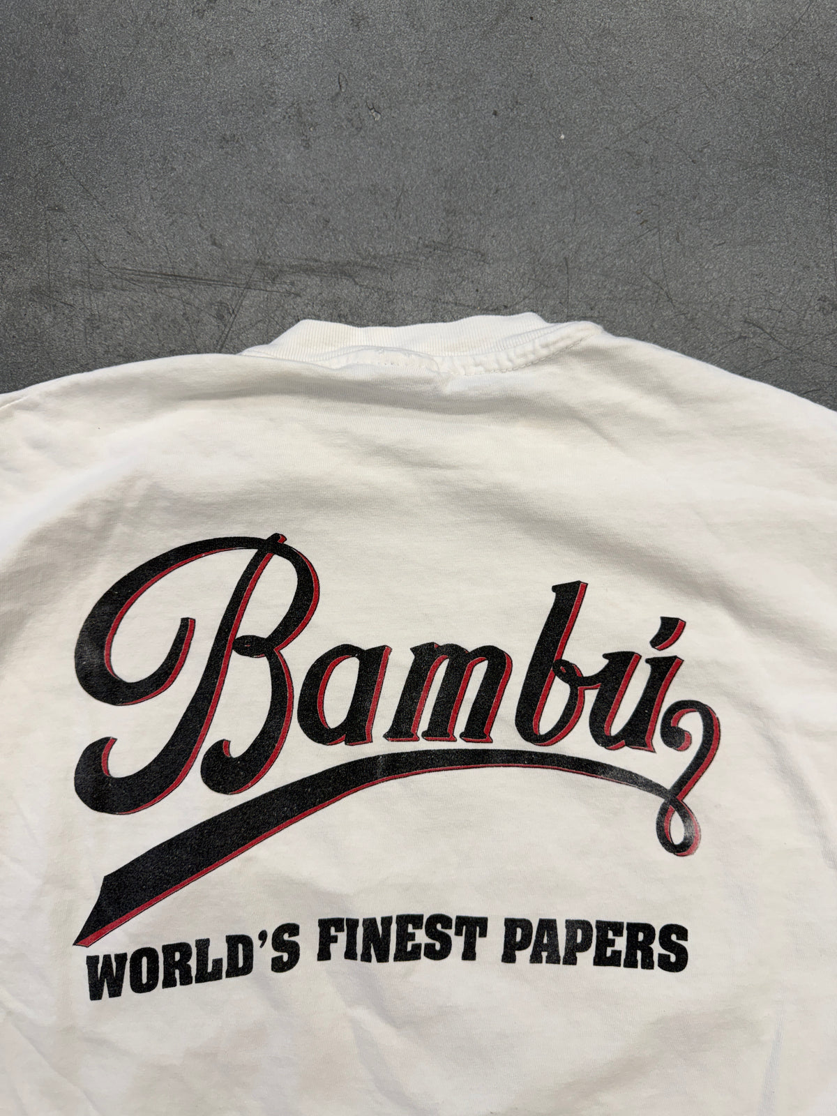 90'S BAMBU WORLD'S FINEST PAPERS TEE (HANES BEEFY T TAG)