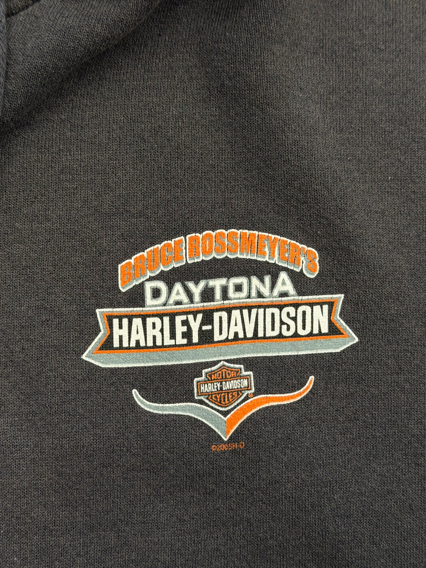 2005 HARLEY-DAVIDSON DAYTONA BRUCE ROSSMEYER'S ZIP UP HOODIE