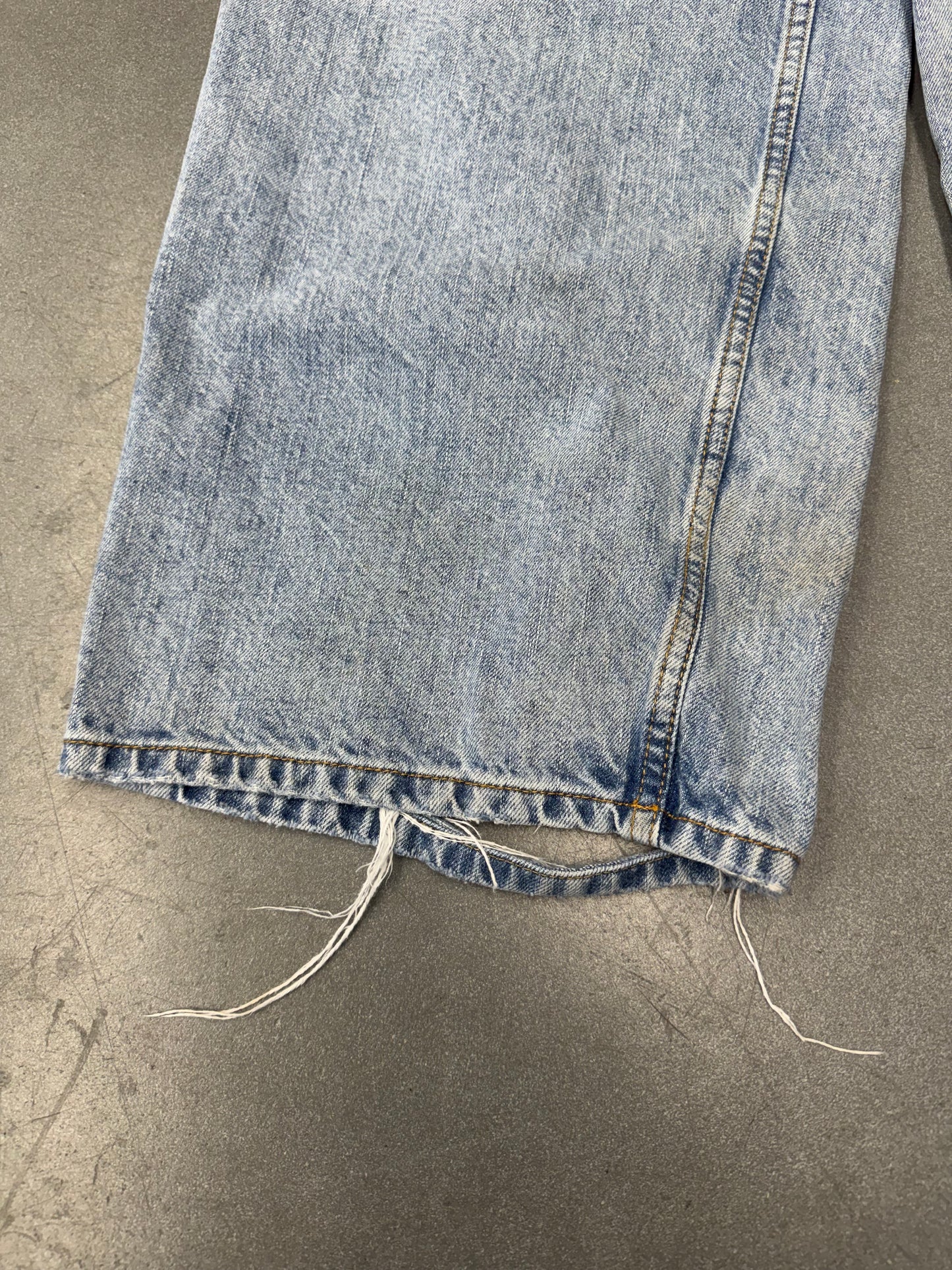 SS24 BALENCIAGA BAGGY DENIM JEANS - BLUE
