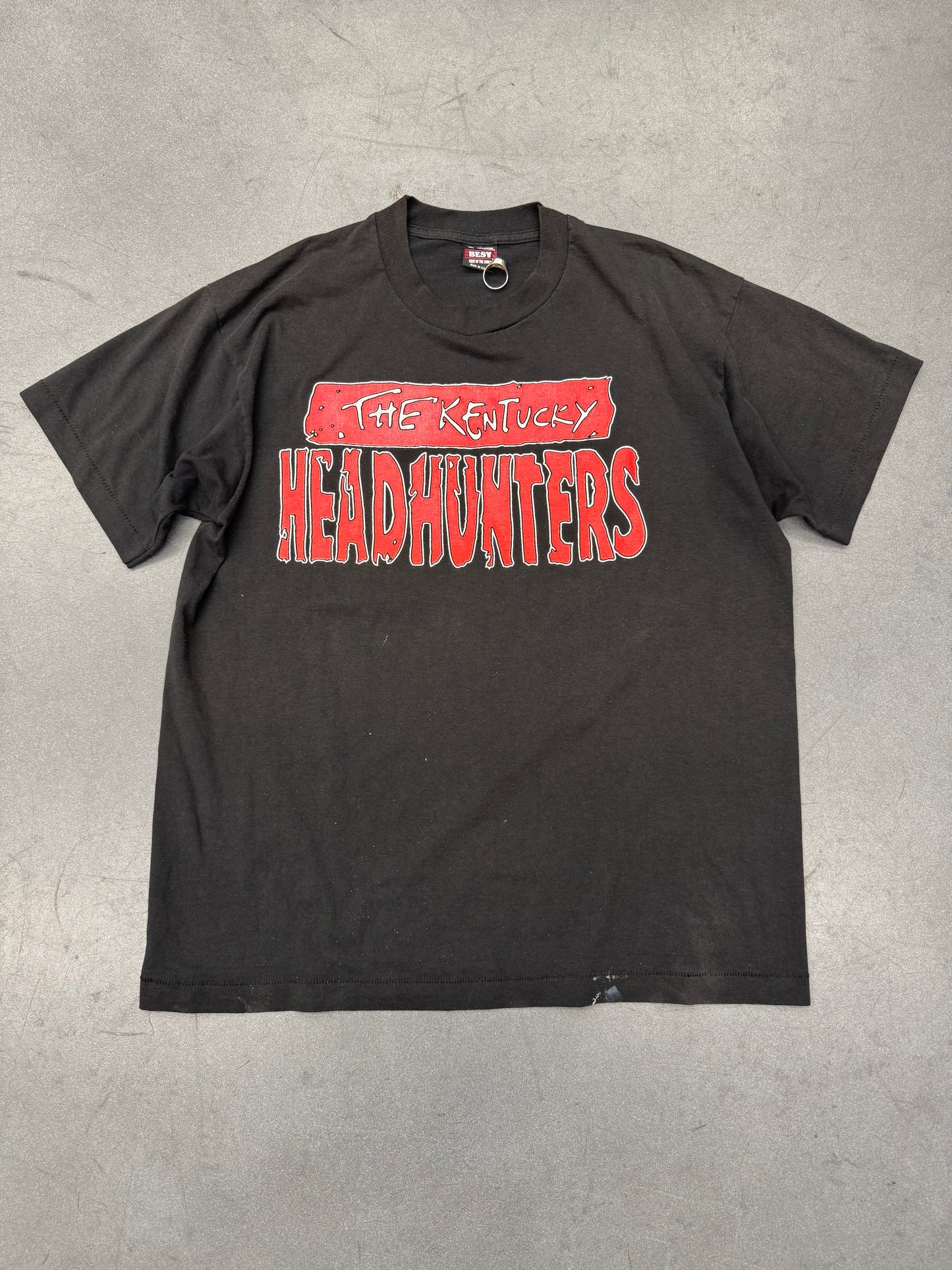 1991 THE KENTUCKY HEADHUNTERS D'ADDARIO ELECTRIC GUITAR STRINGS PROMO TEE (FOTL BEST TAG)