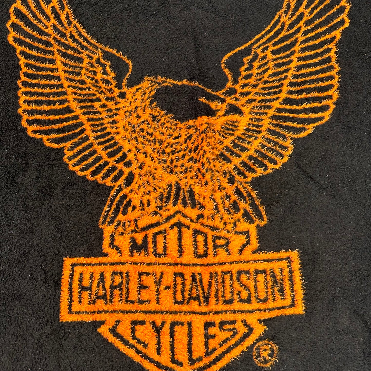 VINTAGE HARLEY-DAVIDSON THROW BLANKET