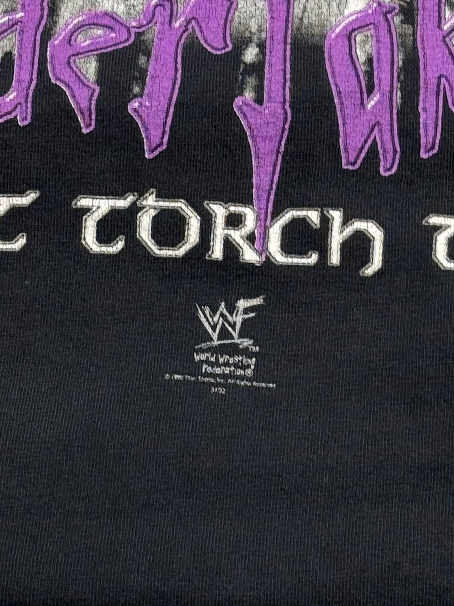 1998 UNDERTAKER CAN'T TORCH THIS! WWF TEE (ALL SPORT TAG)