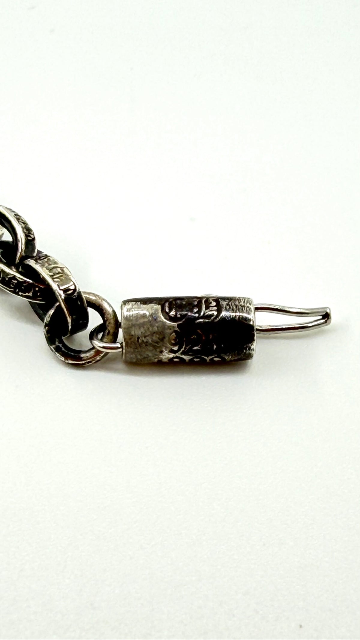 CHROME HEARTS SILVER PAPER CHAIN BRACELET