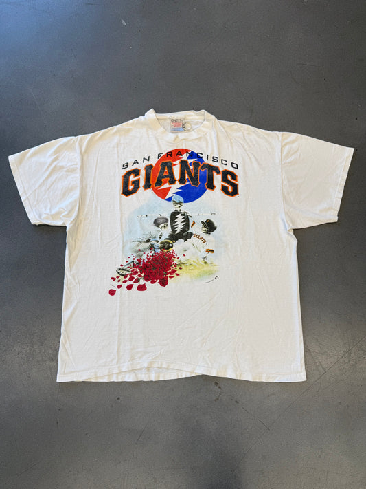 1995 SAN FRANCISCO GIANTS GRATEFUL DEAD TEE (ONEITA POWER-T TAG)