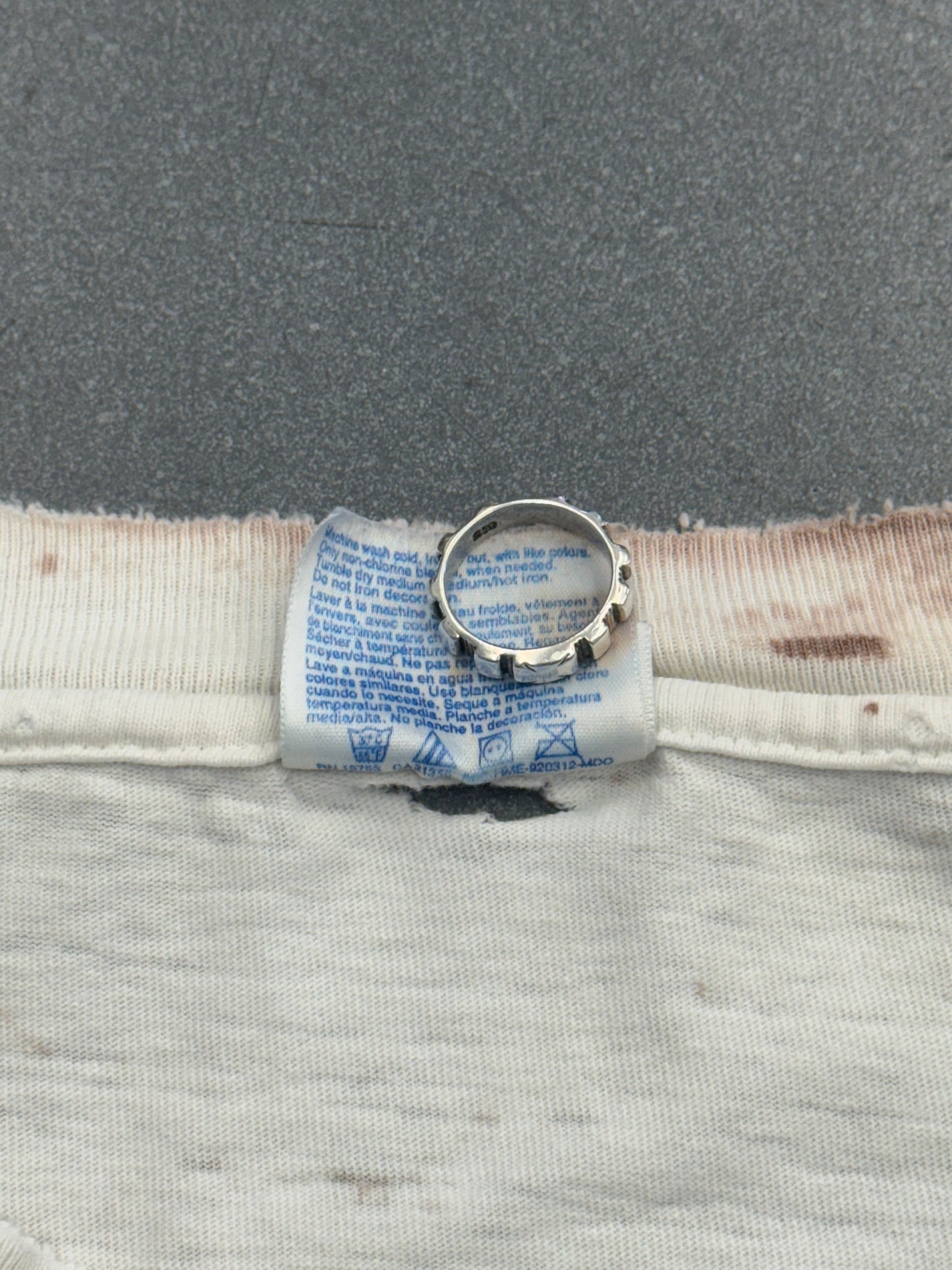 90S VINTAK PRIZM "THE POWER OF SIMPLICITY" DISTRESSED LS TEE (HANES TAG)
