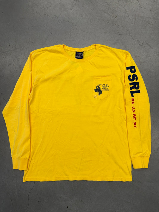 VINTAGE POLO SPORT RALPH LAUREN WORKWEAR POCKET LONG SLEEVE TEE