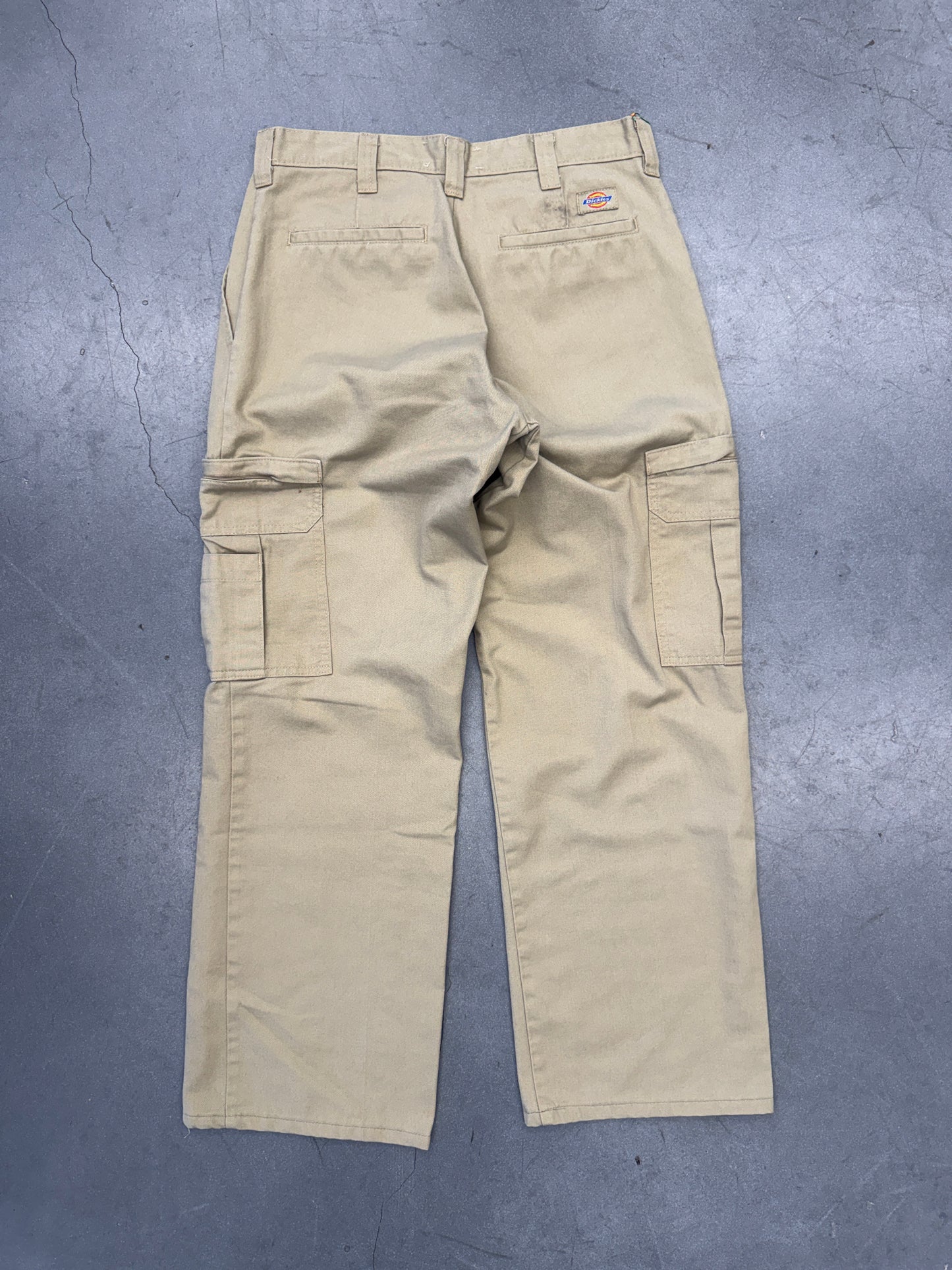 Y2K DICKIES CARGO WORK PANTS - BEIGE
