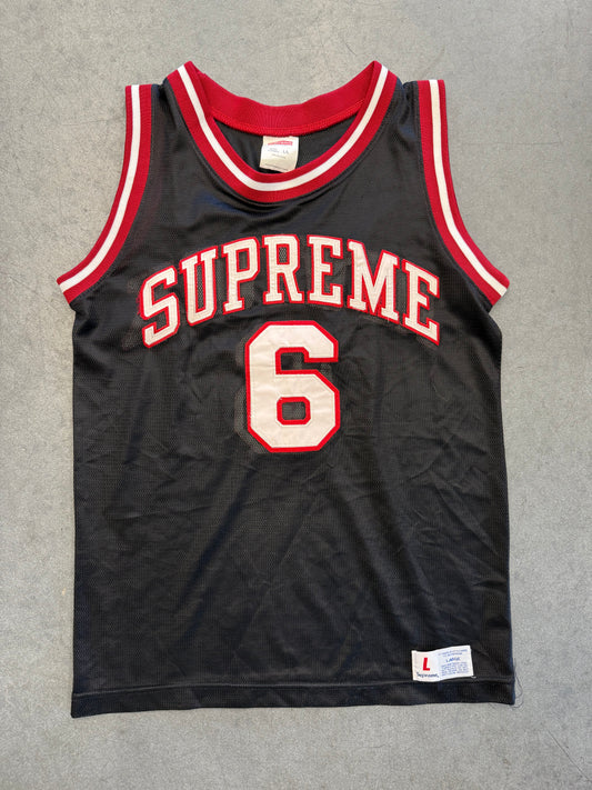 VINTAGE SUPREME "6" AWAY BASKETBALL JERSEY