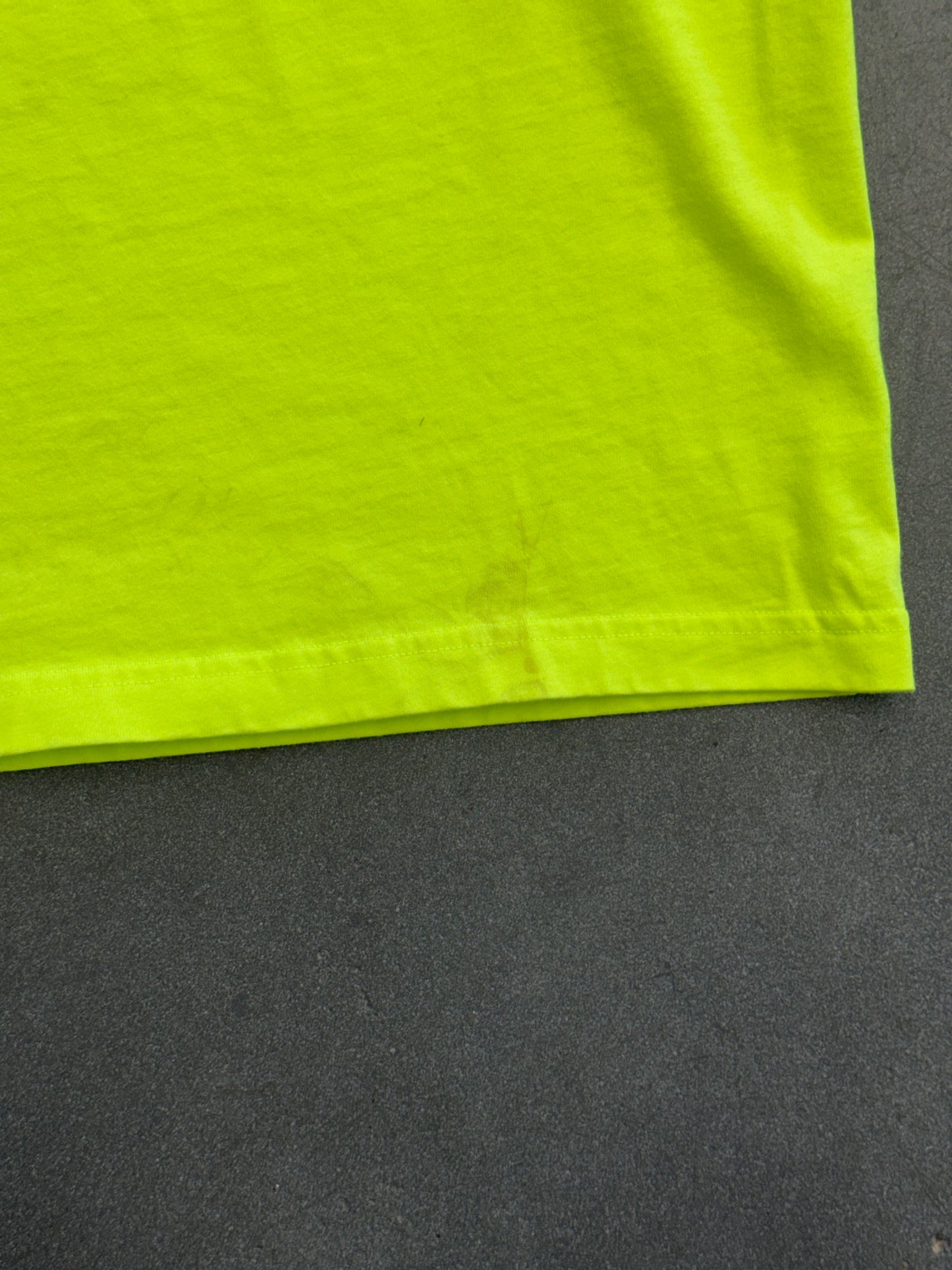 BALENCIAGA WORLD FOOD PROGRAMME TEE - FLUORESCENT YELLOW