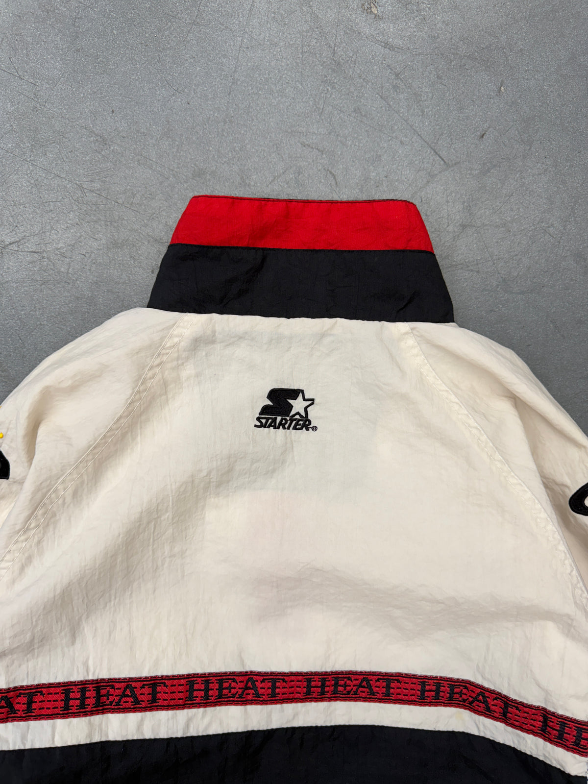 90S MIAMI HEAT ZIP-UP STARTER JACKET (STARTER TAG)